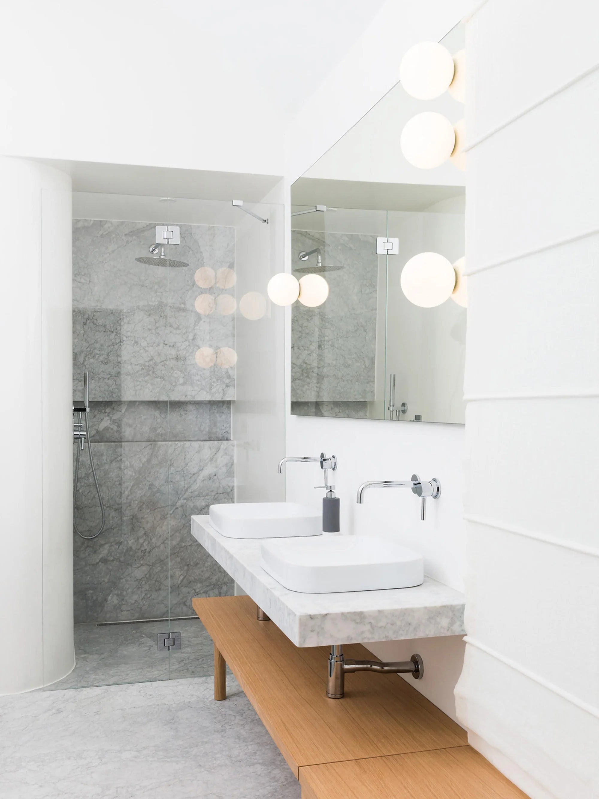 Wandlamp DIOSCURI opaalglas