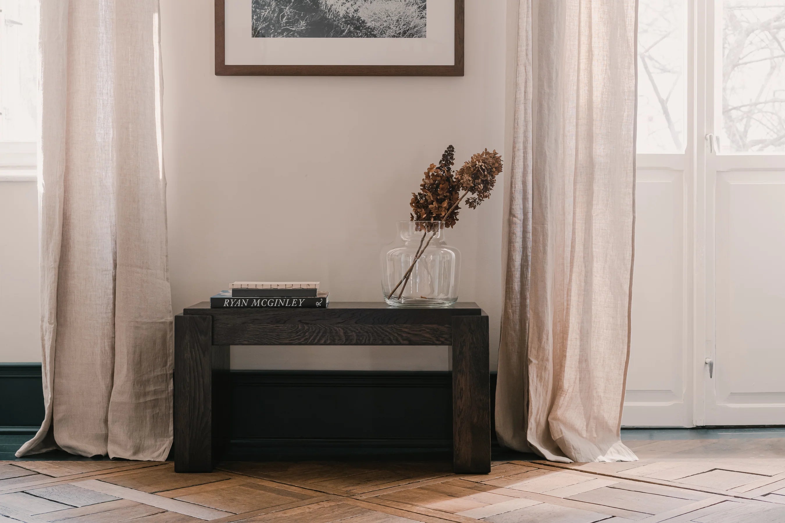 Bank PURA dunkles Eichenholz