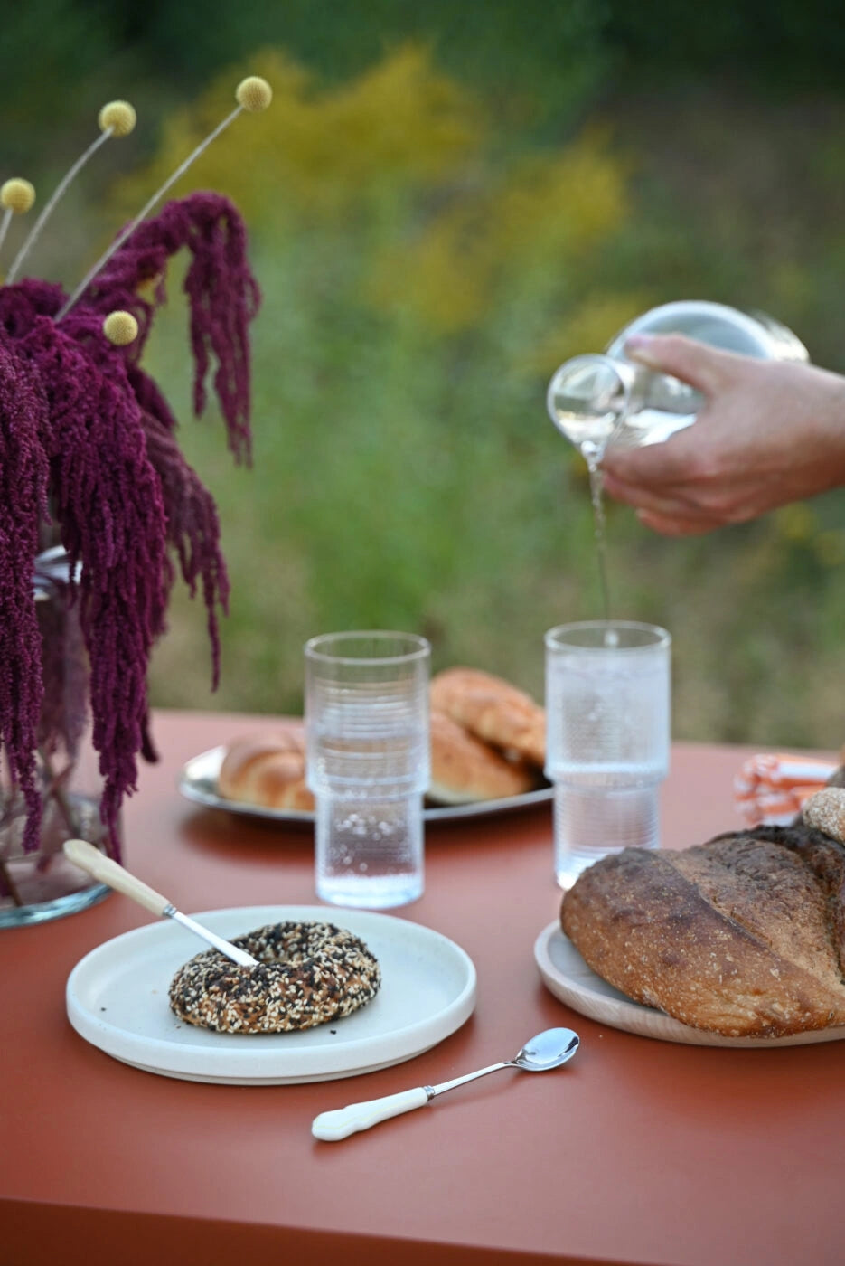 Koffietafel MOORT staal en hout