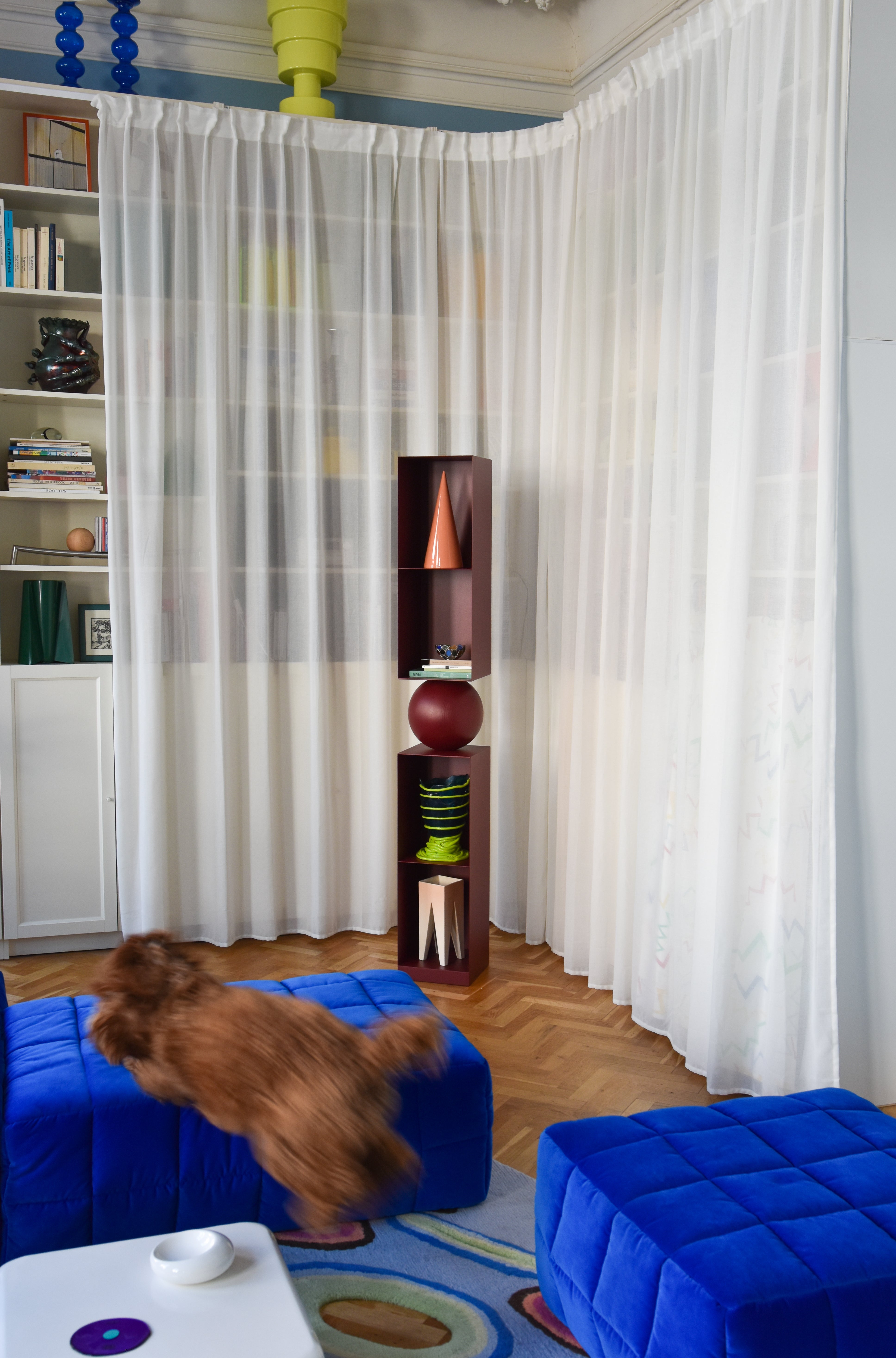 Pecan Long Rekeningkast van hout en staal