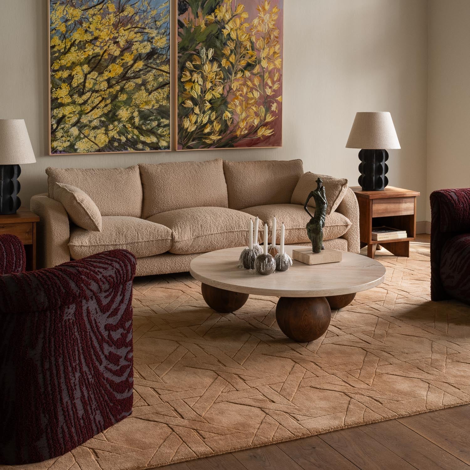 Teppich MANUELA beige