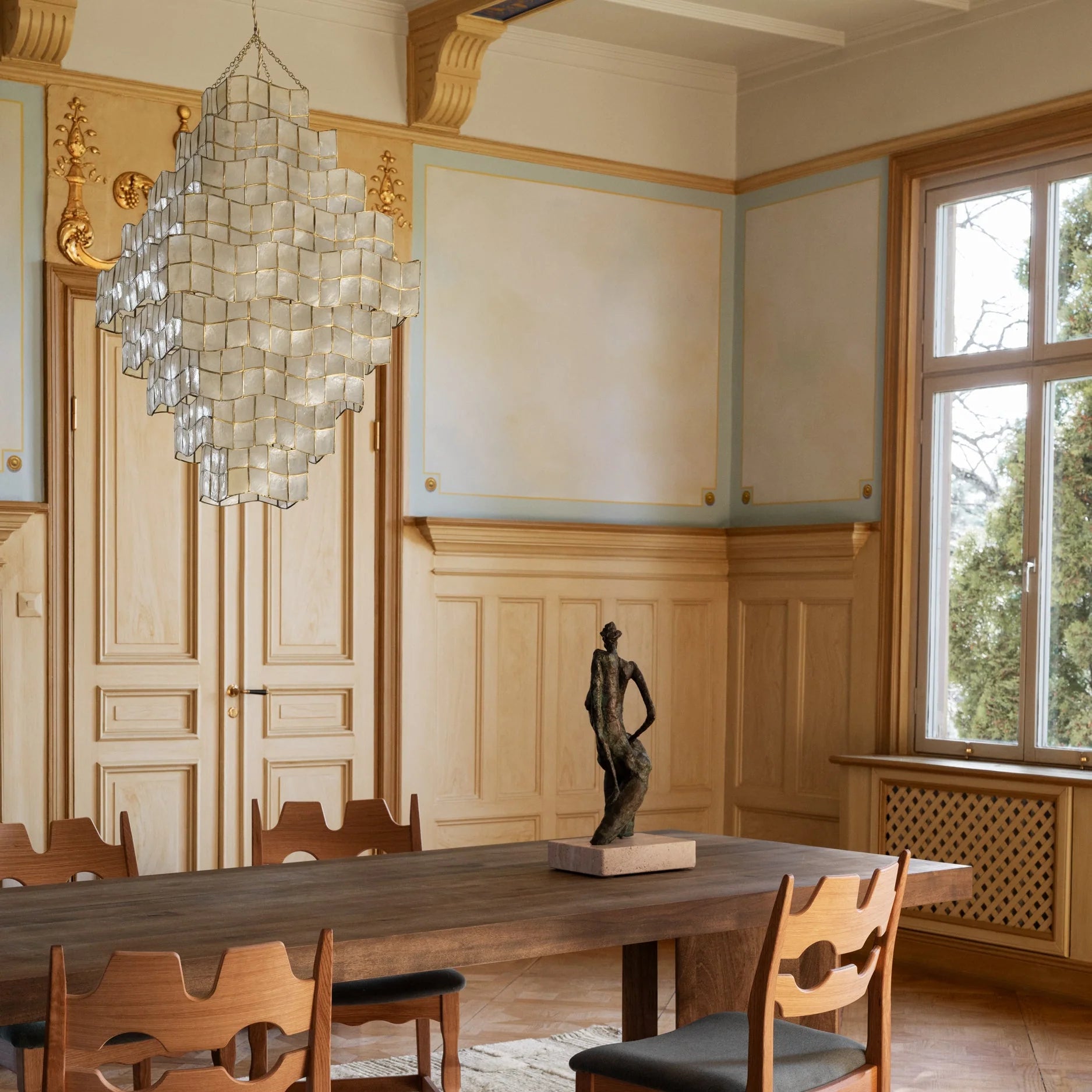 Hanglamp CORNELIA schelpen Capiz