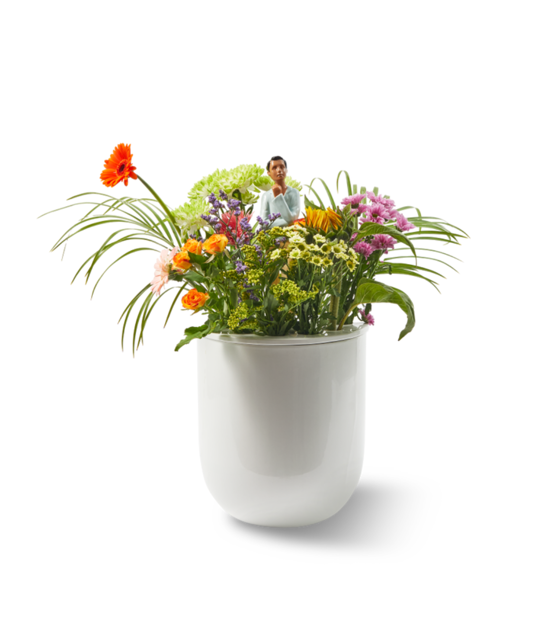 Vaas DROOMDAG witte keramiek