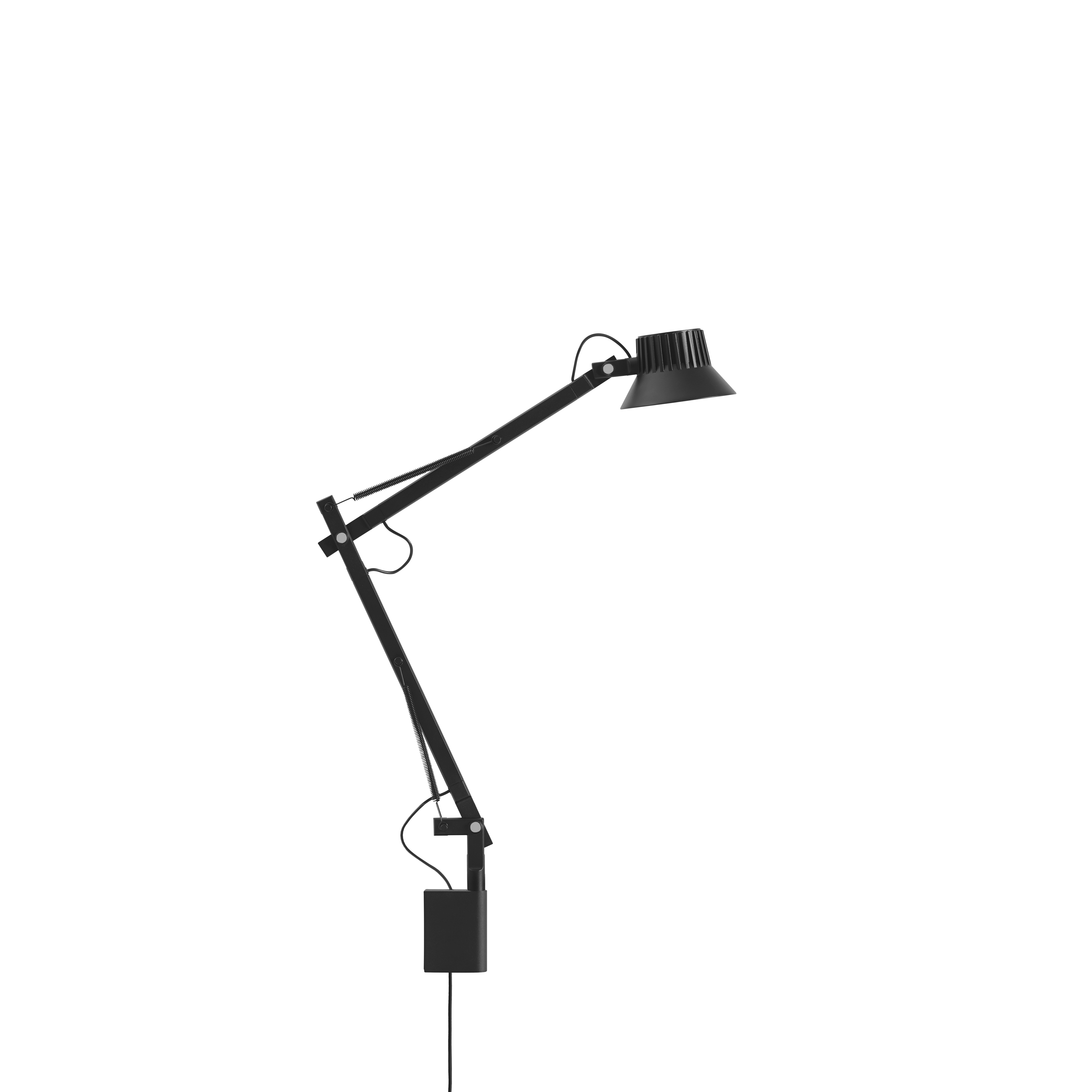 Lampa ścienna regulowana z wysięgnikiem DEDICATE czarny