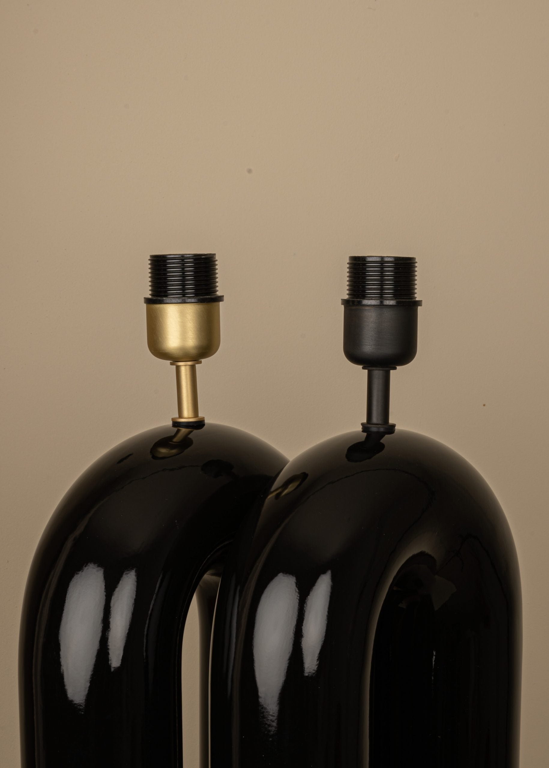 Ceramic Table Lamp ARKO Black