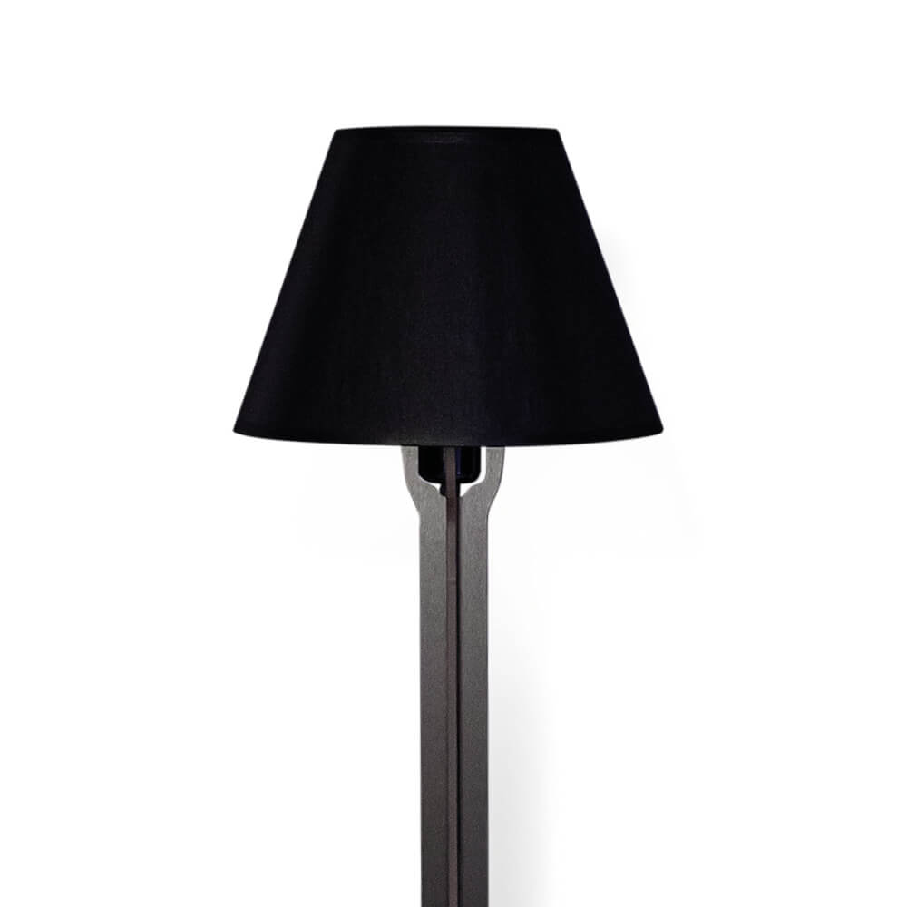 Console met lamp DIVA LUCIA zwart