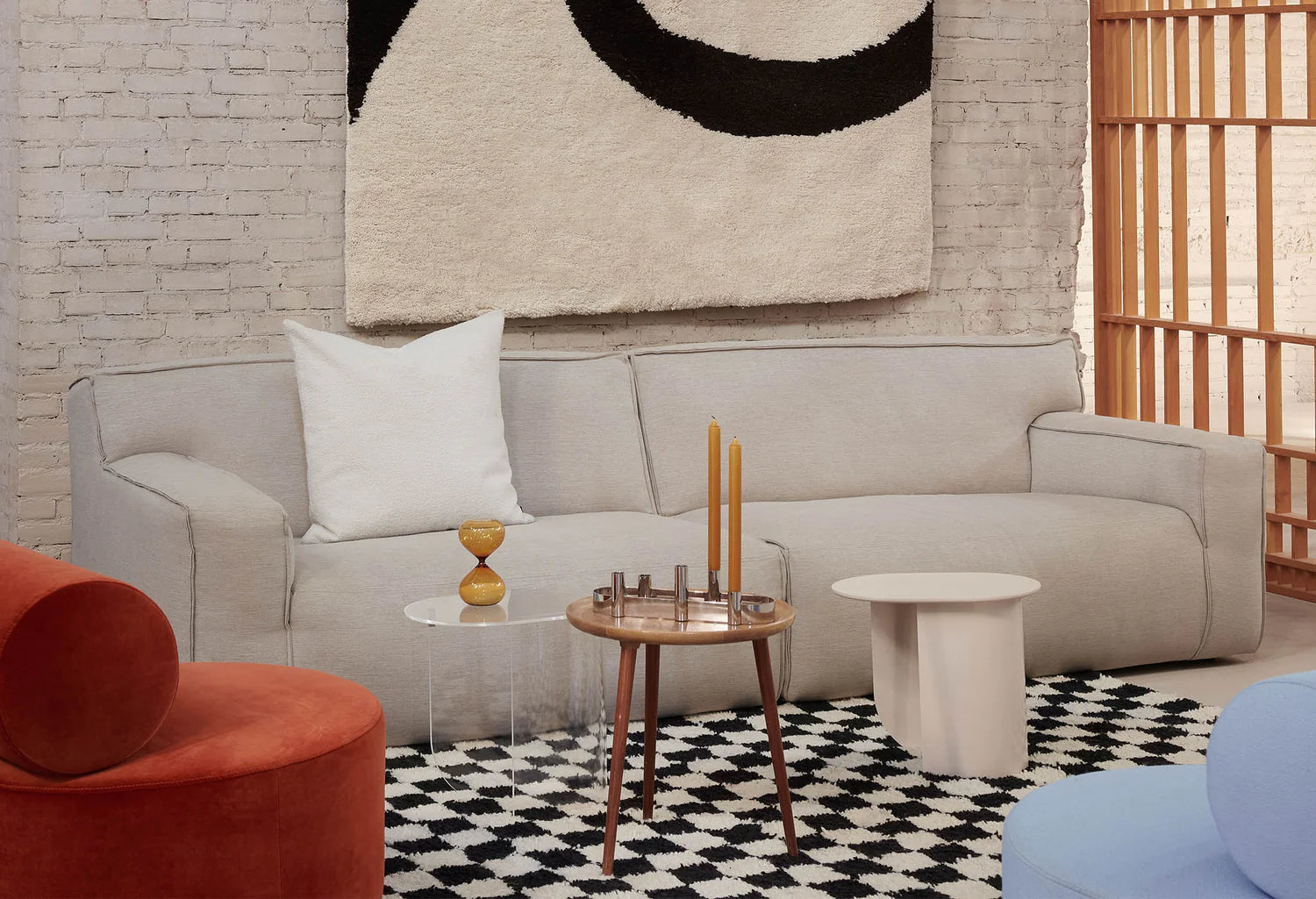 PLATEAU Yellow Side Table