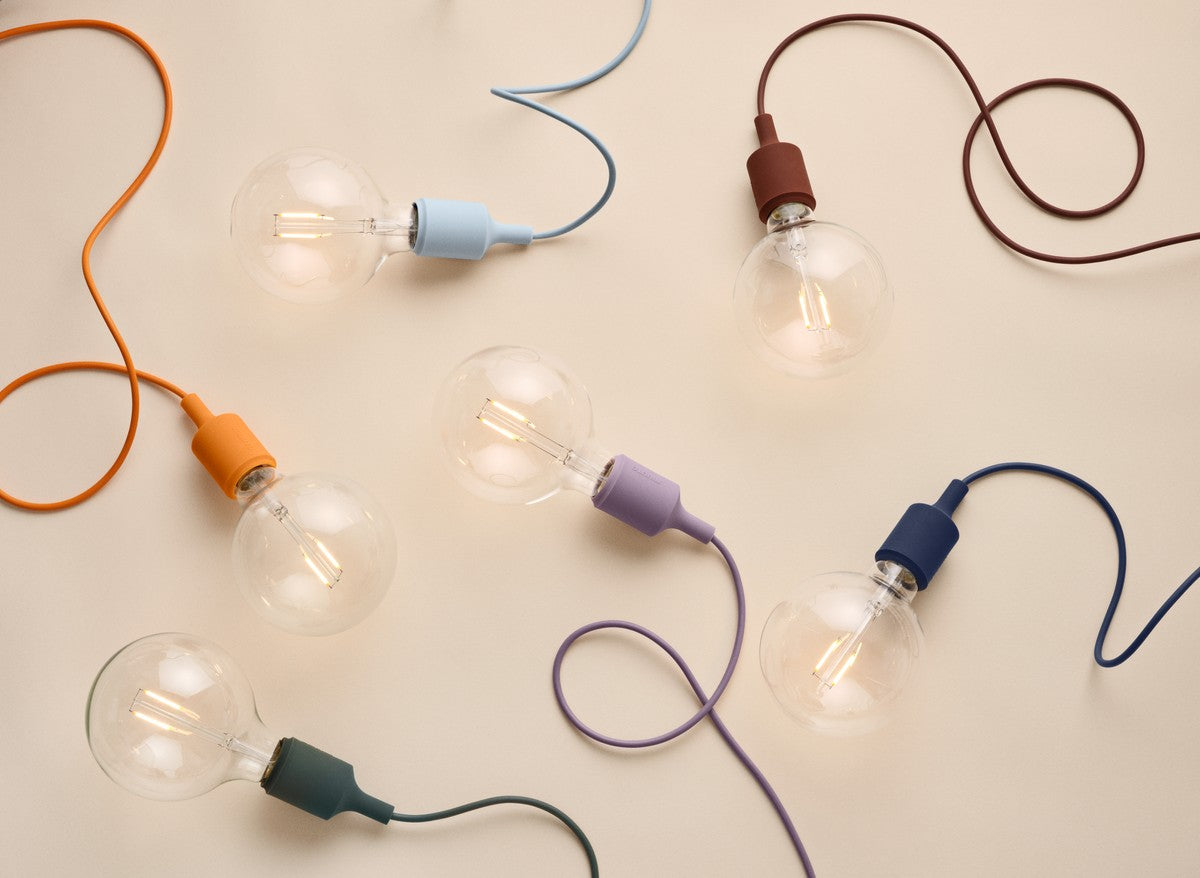 Lampa wisząca E27 bordowy