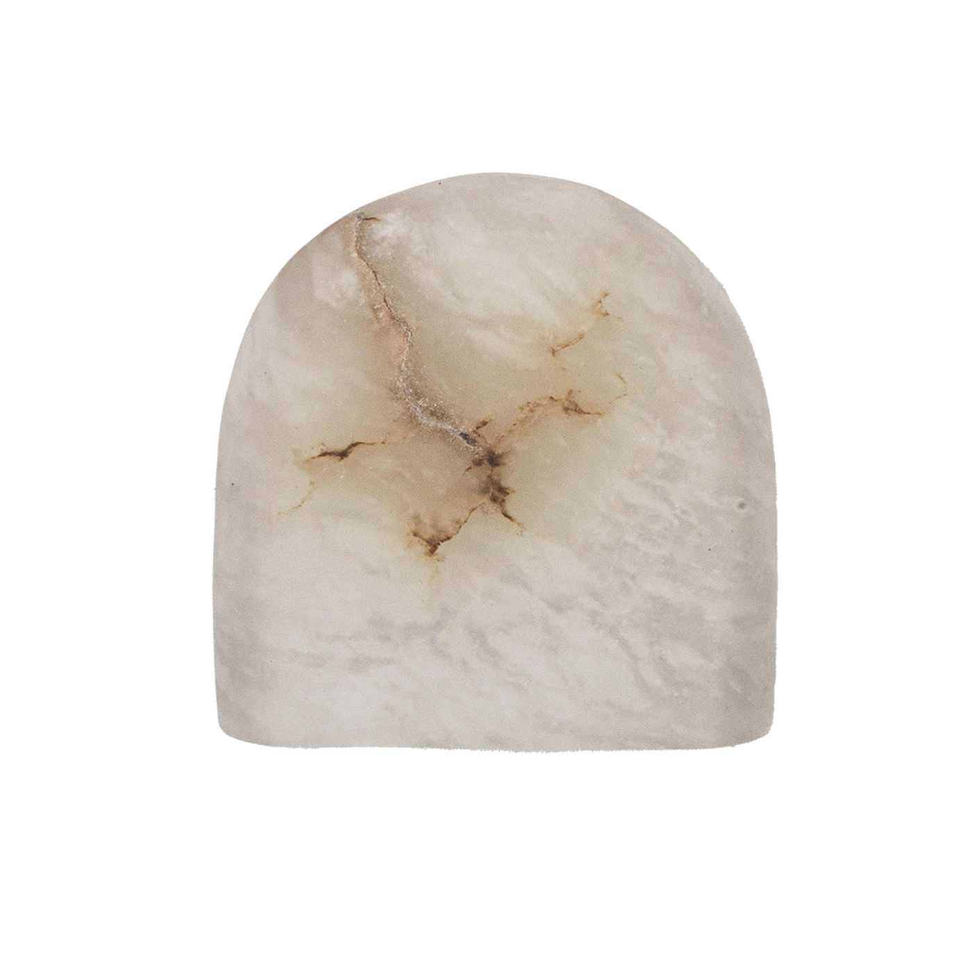 Wandlamp alabaster TAYGETA met patroonafwerking