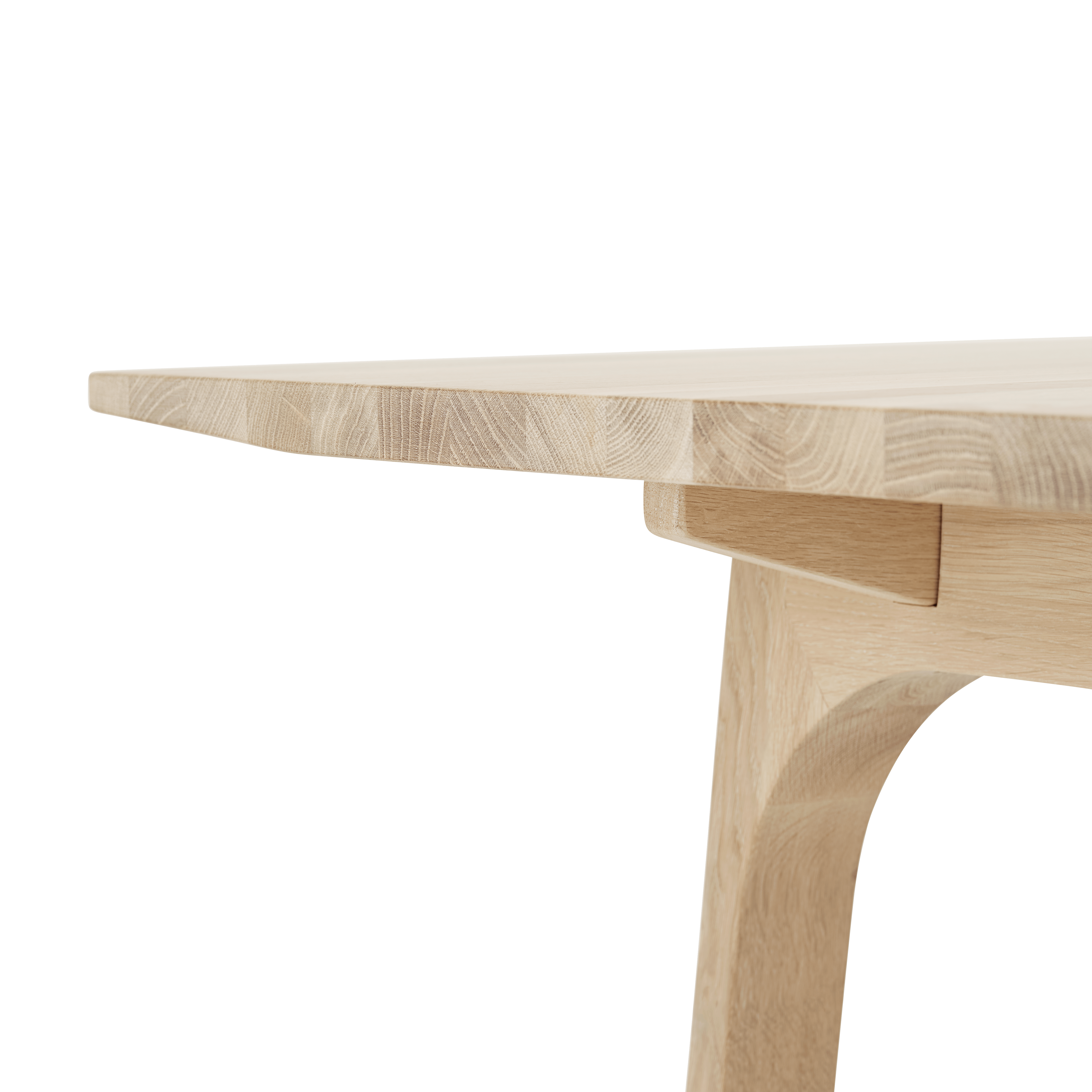 Uitschuifbare tafel EARNEST eiken olie behandeld