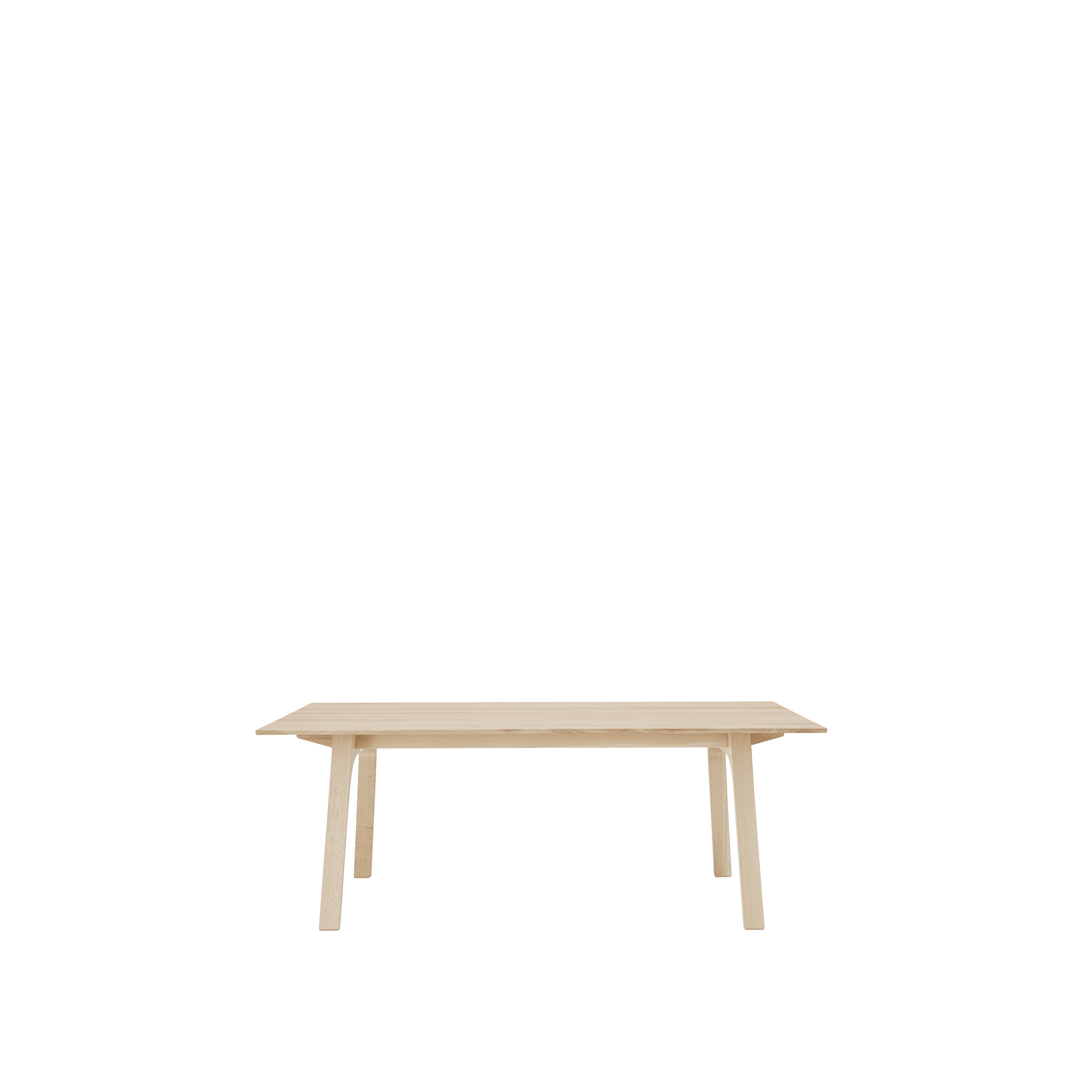 Uitschuifbare tafel EARNEST eiken olie behandeld