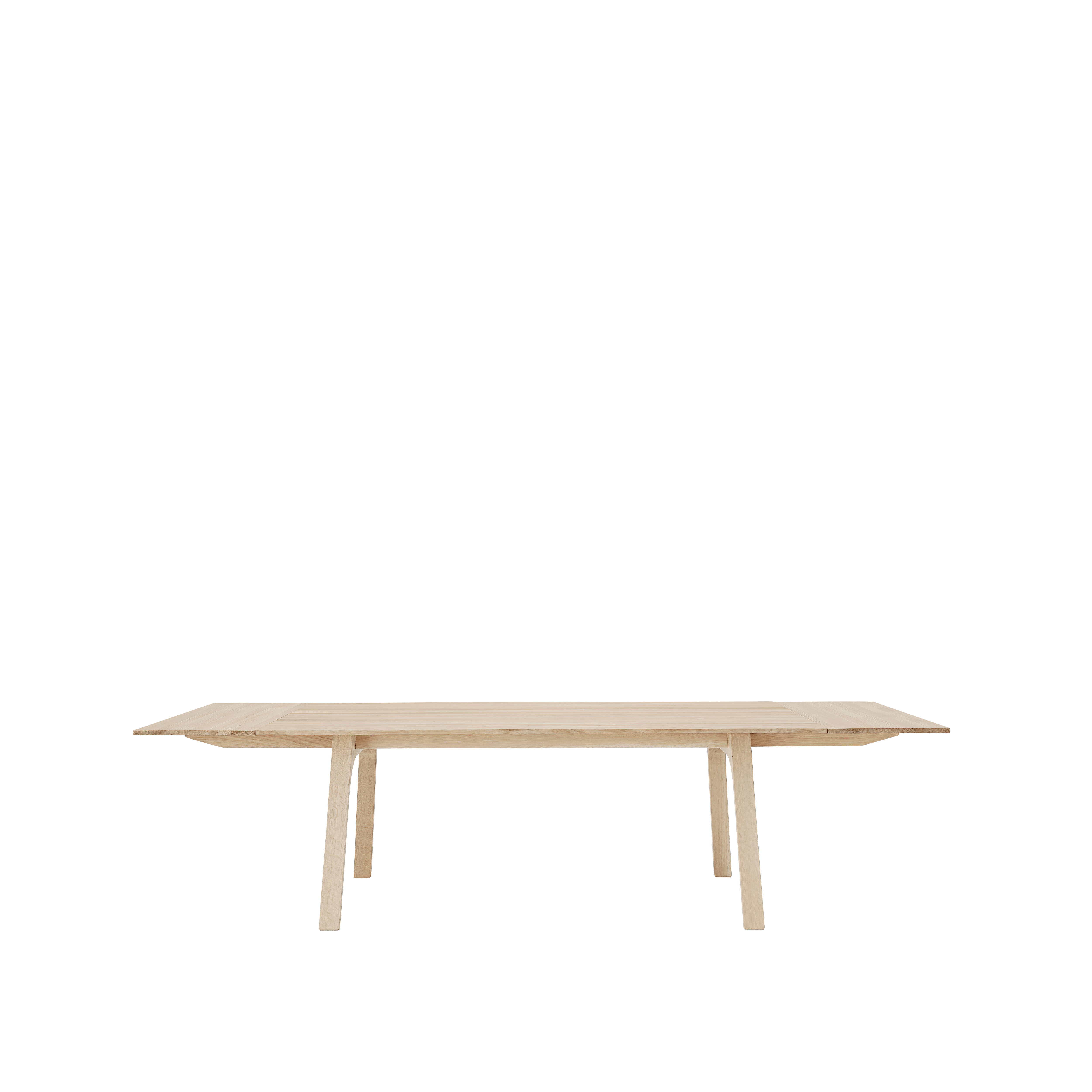 Uitschuifbare tafel EARNEST eiken olie behandeld