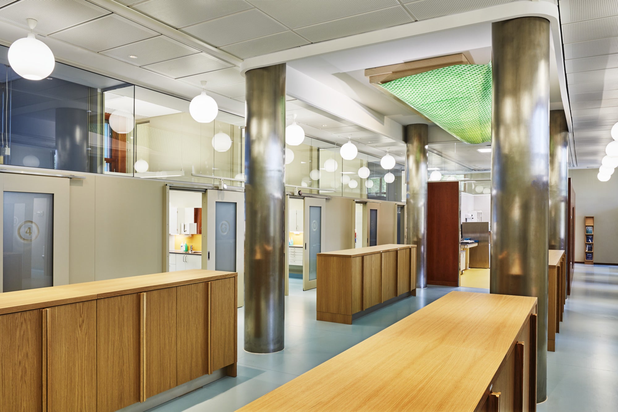 Pendelleuchte WOHLERT weißes Glas