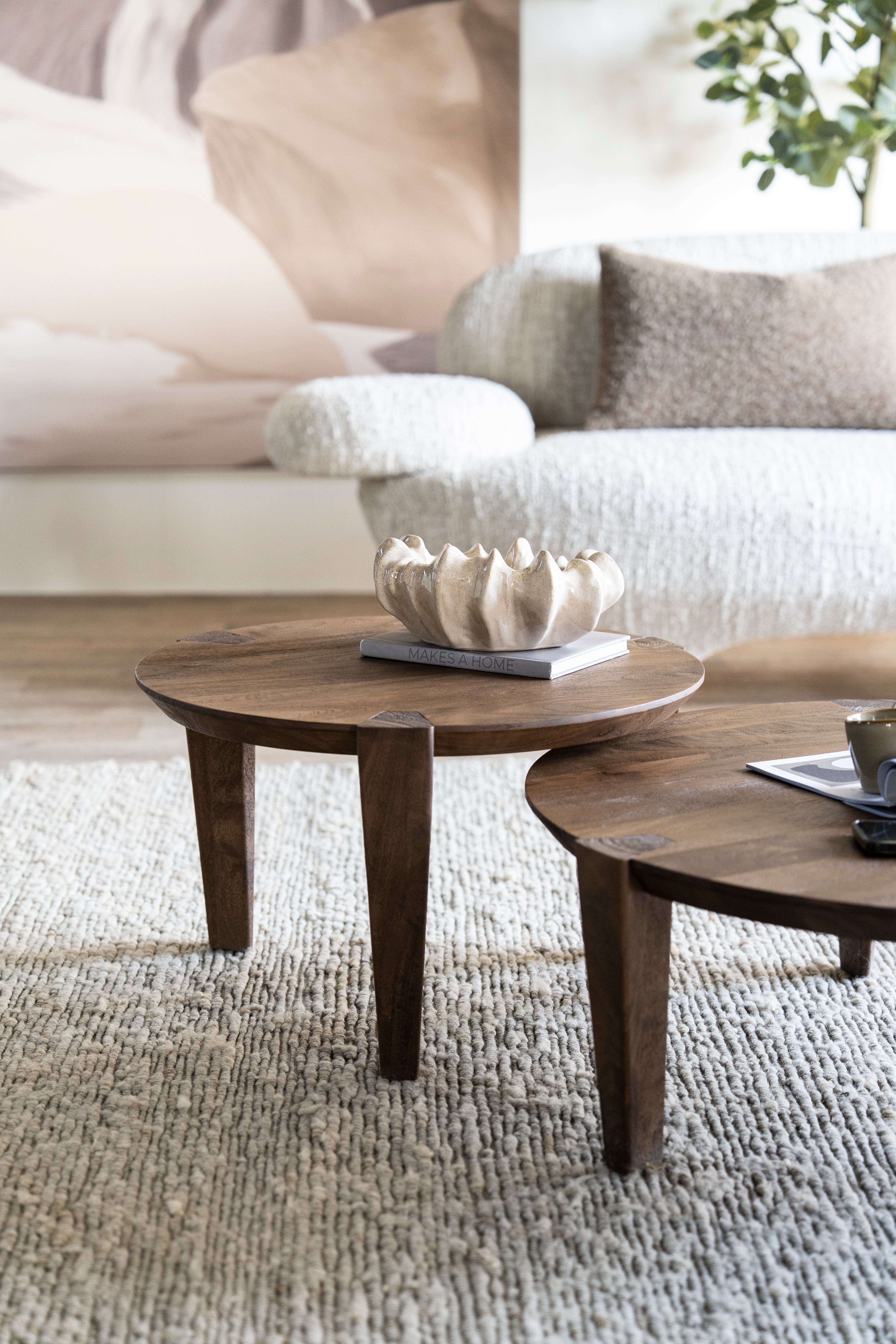 Koffietafel DAVINA mango hout