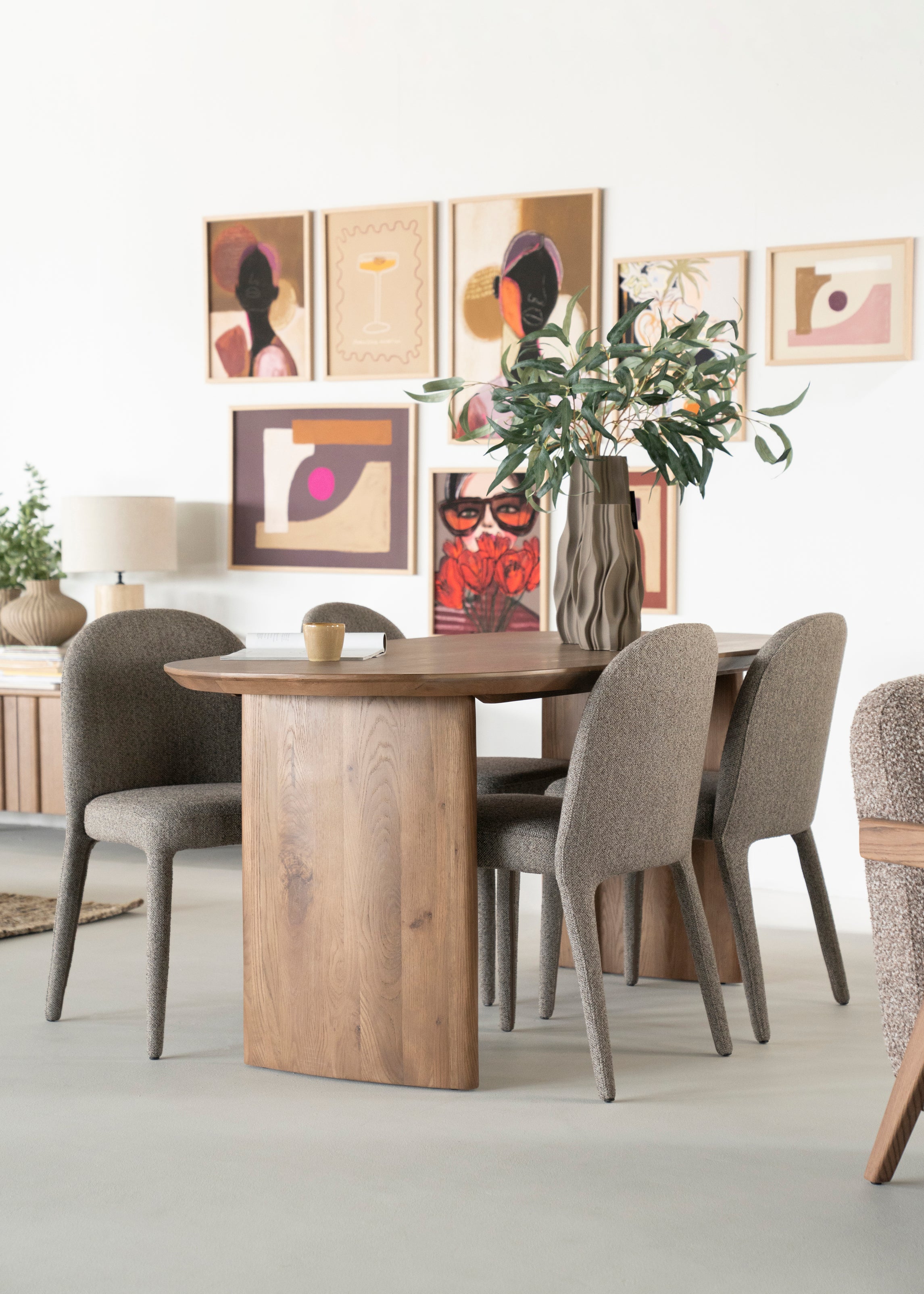 Krzesło JAXX taupe – drewno
