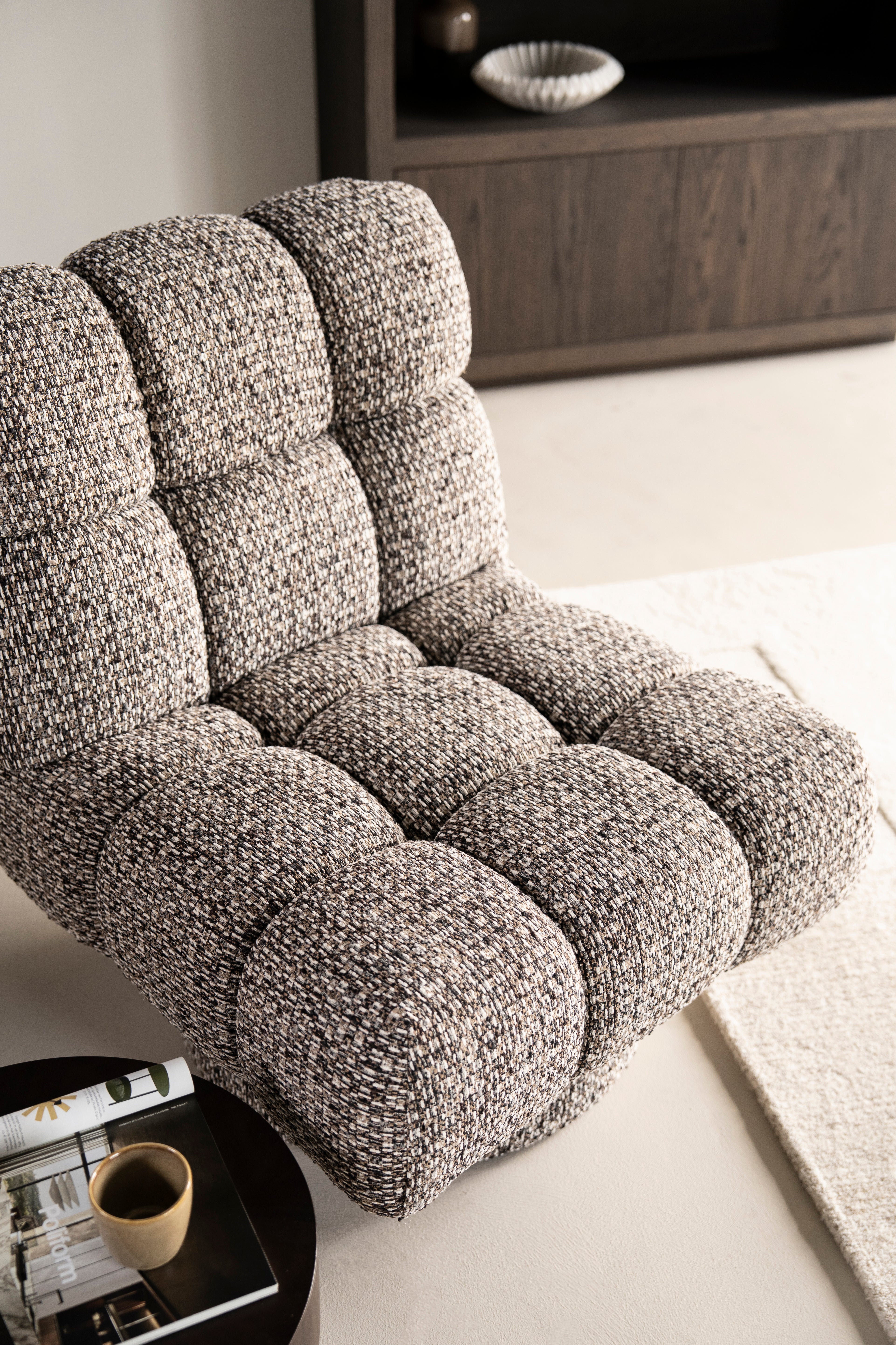 FENNA Armchair Gray-Brown Melange