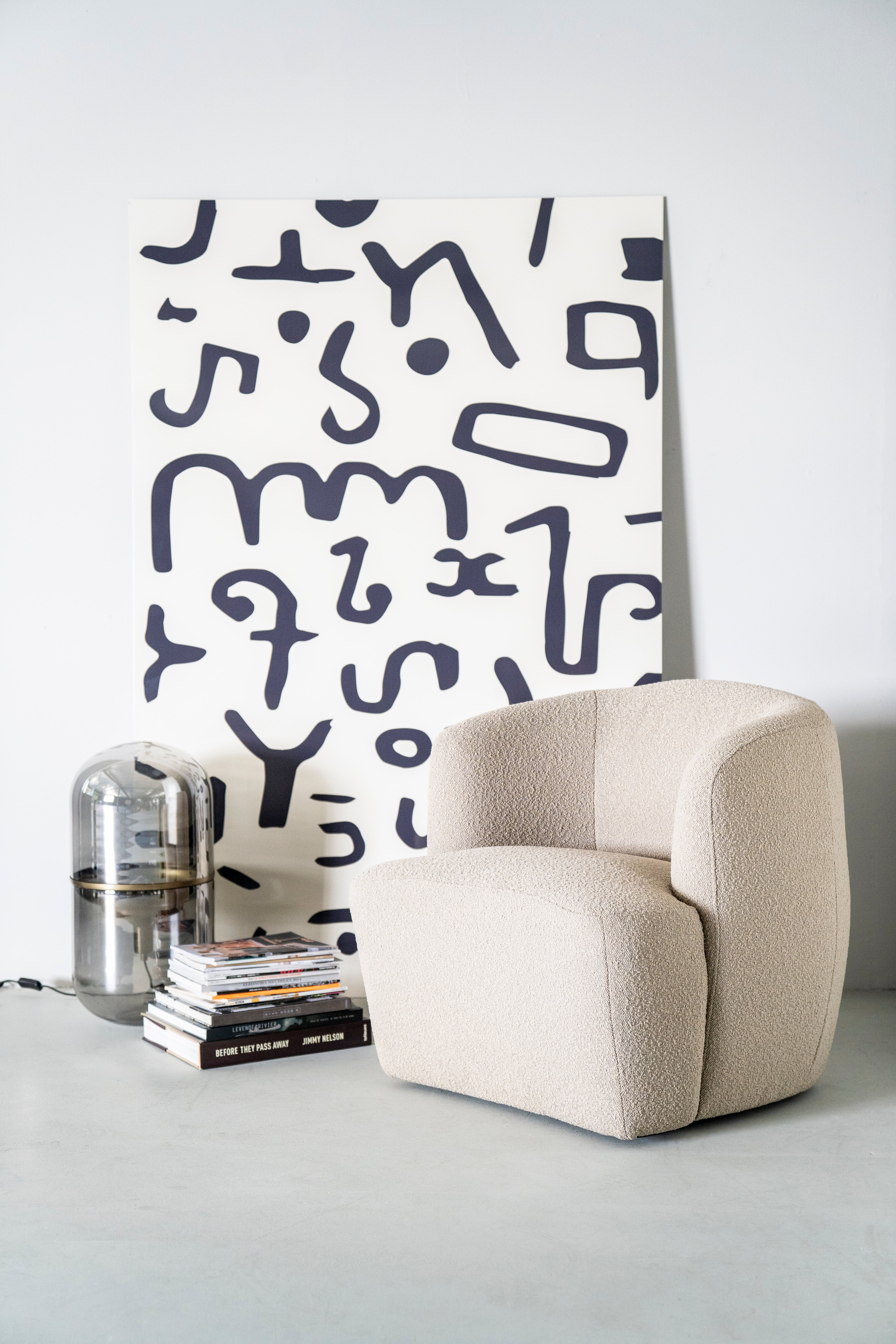 Fotel CHARLOTTE jasnobeżowy