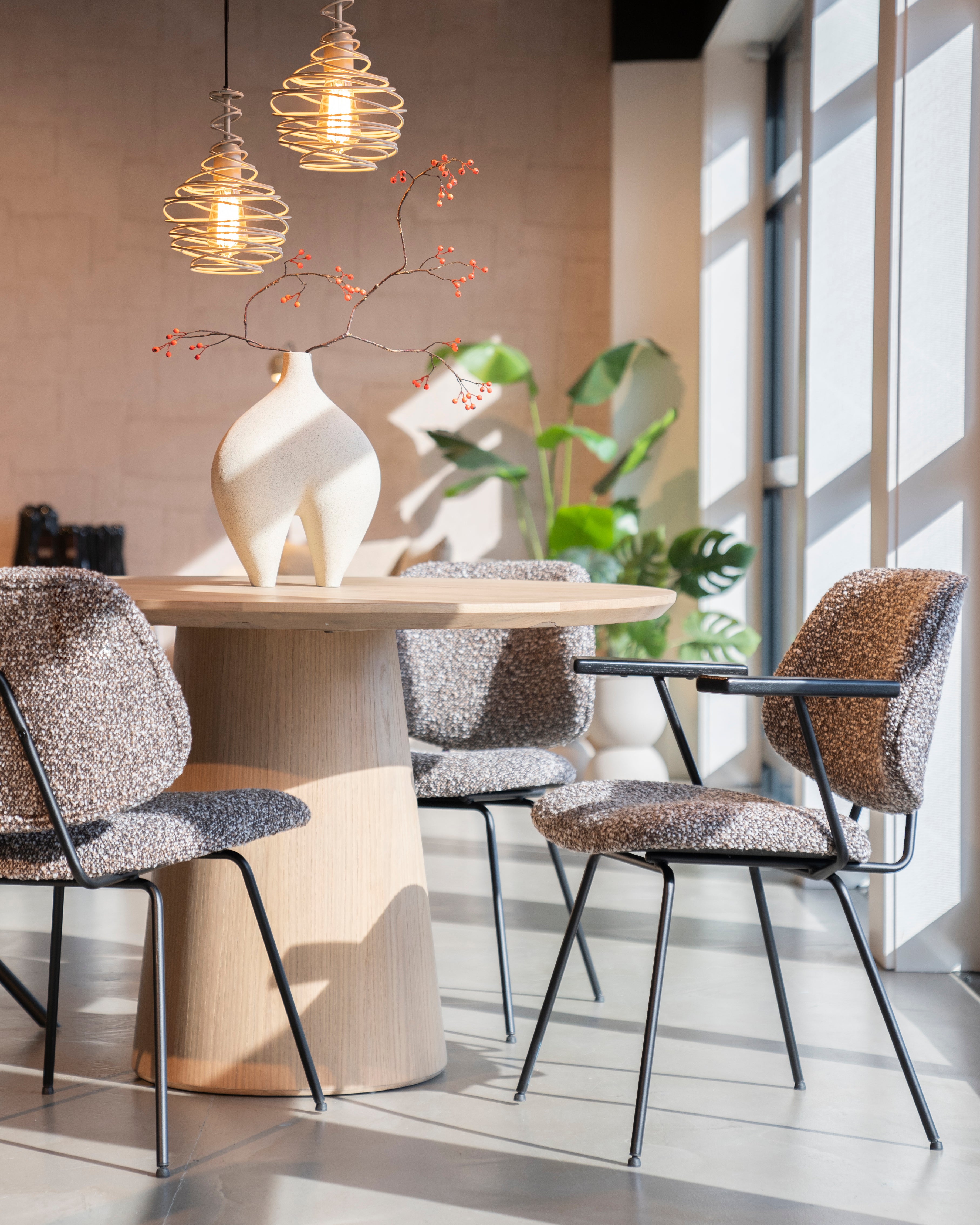 Stół okrągły NOLA fornir dębowy