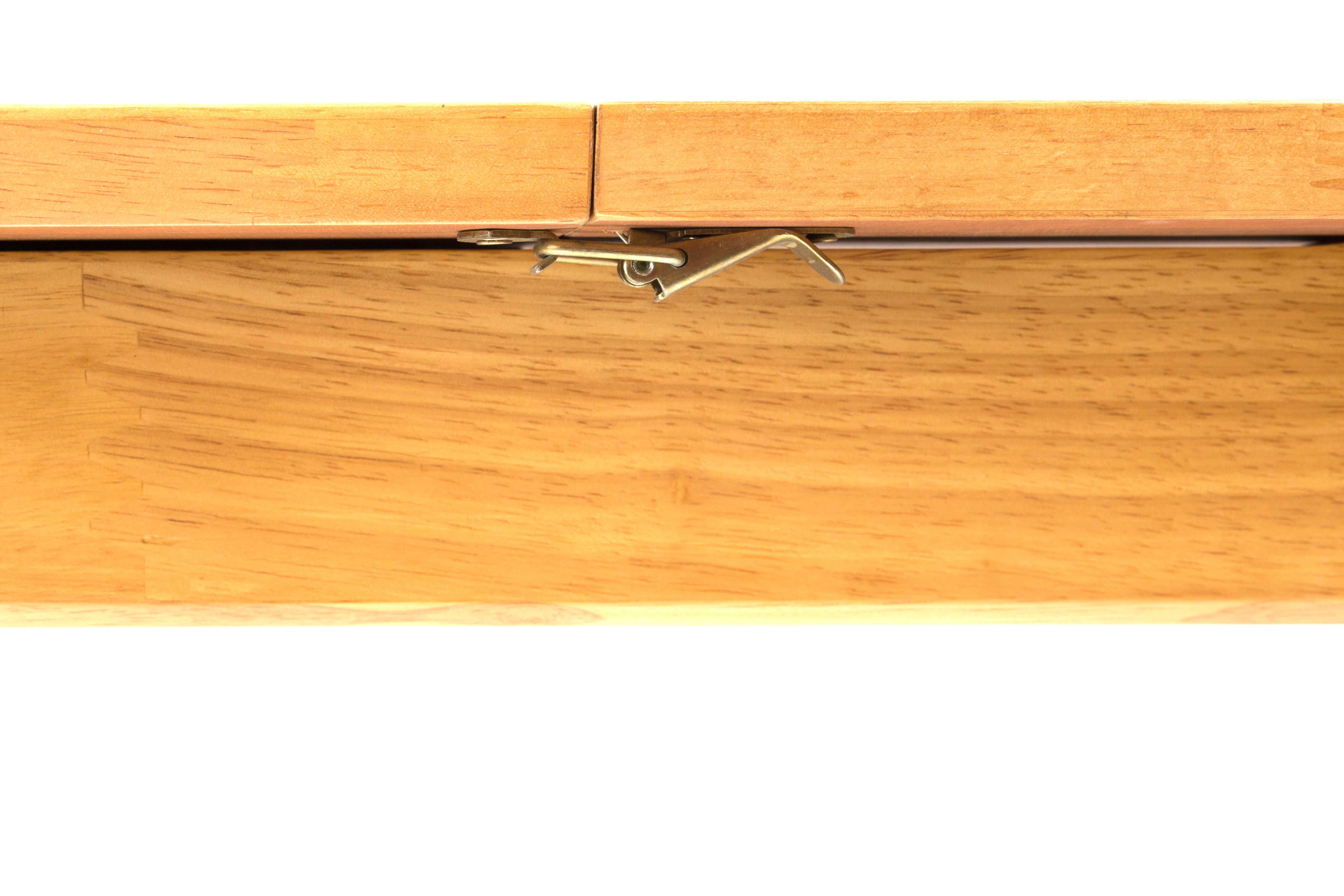 Uitschuifbare tafel ELLEN rubberhout
