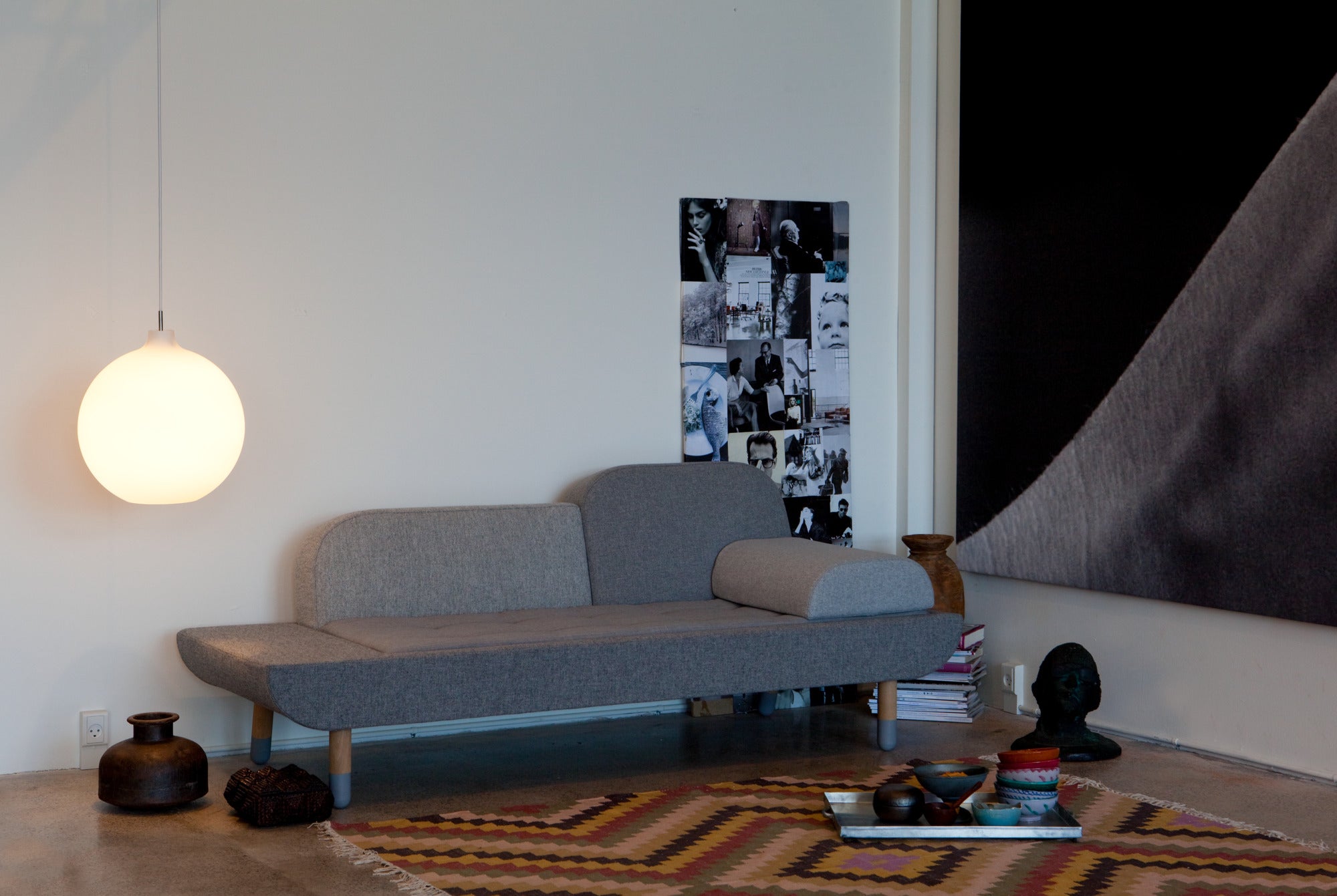 Pendelleuchte WOHLERT weißes Glas