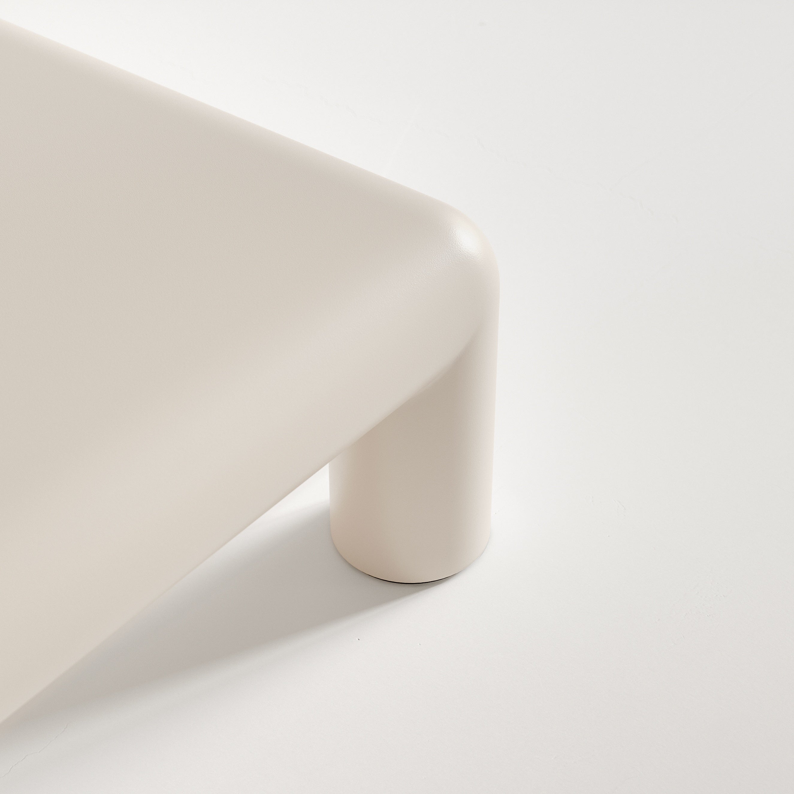 Stolik kawowy prostokątny CUBIO jasnobeżowy