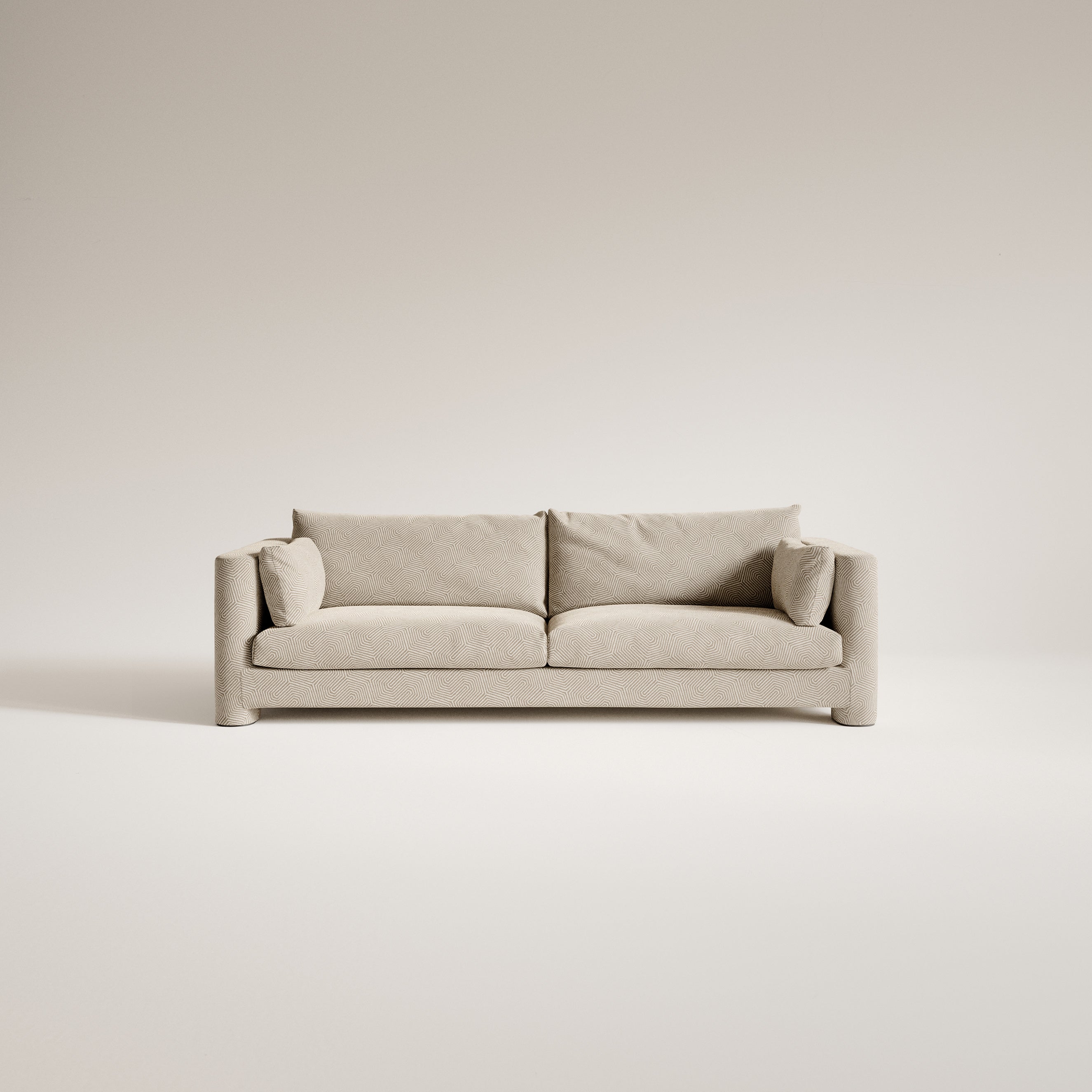 ION upholstered 3-seater sofa