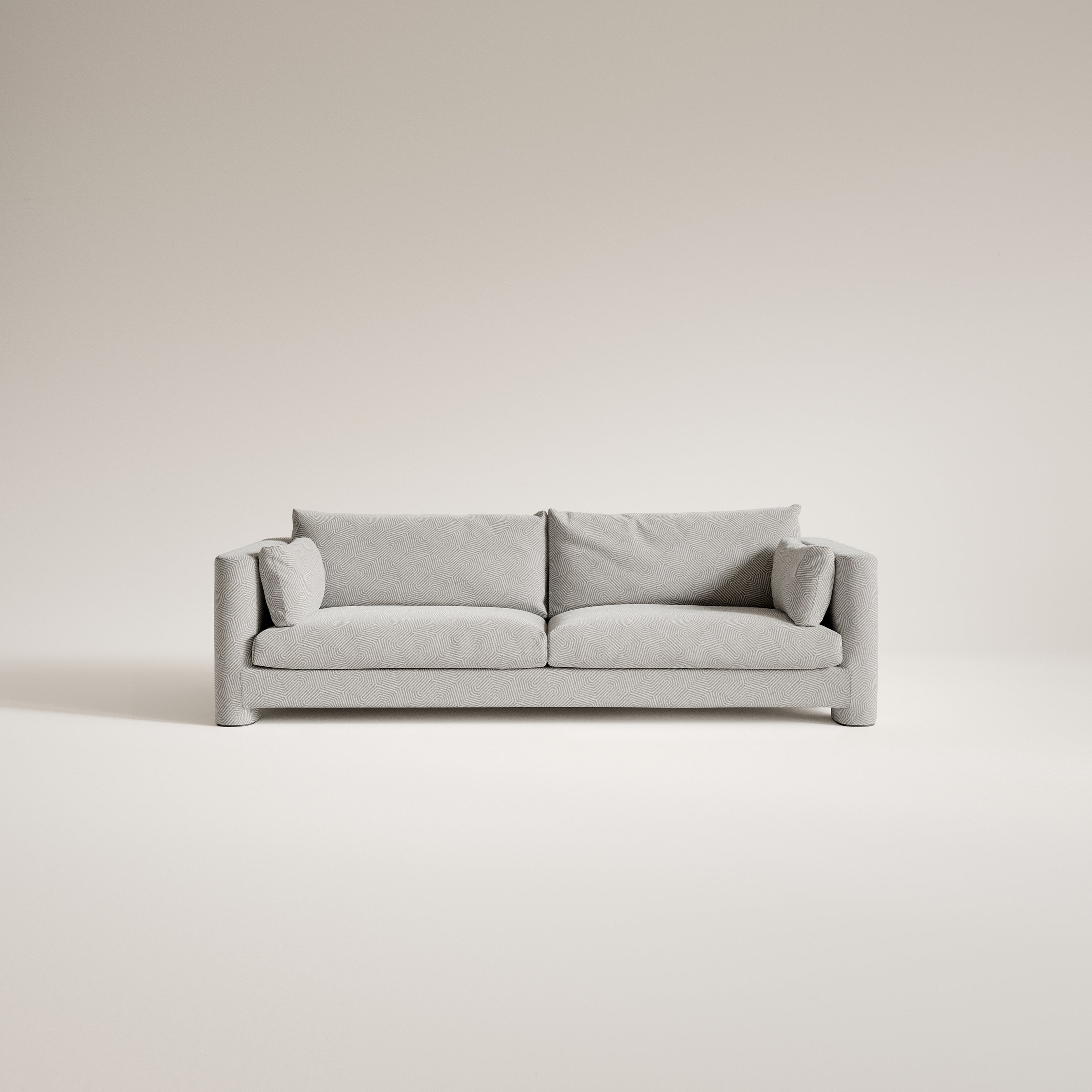 ION upholstered 3-seater sofa
