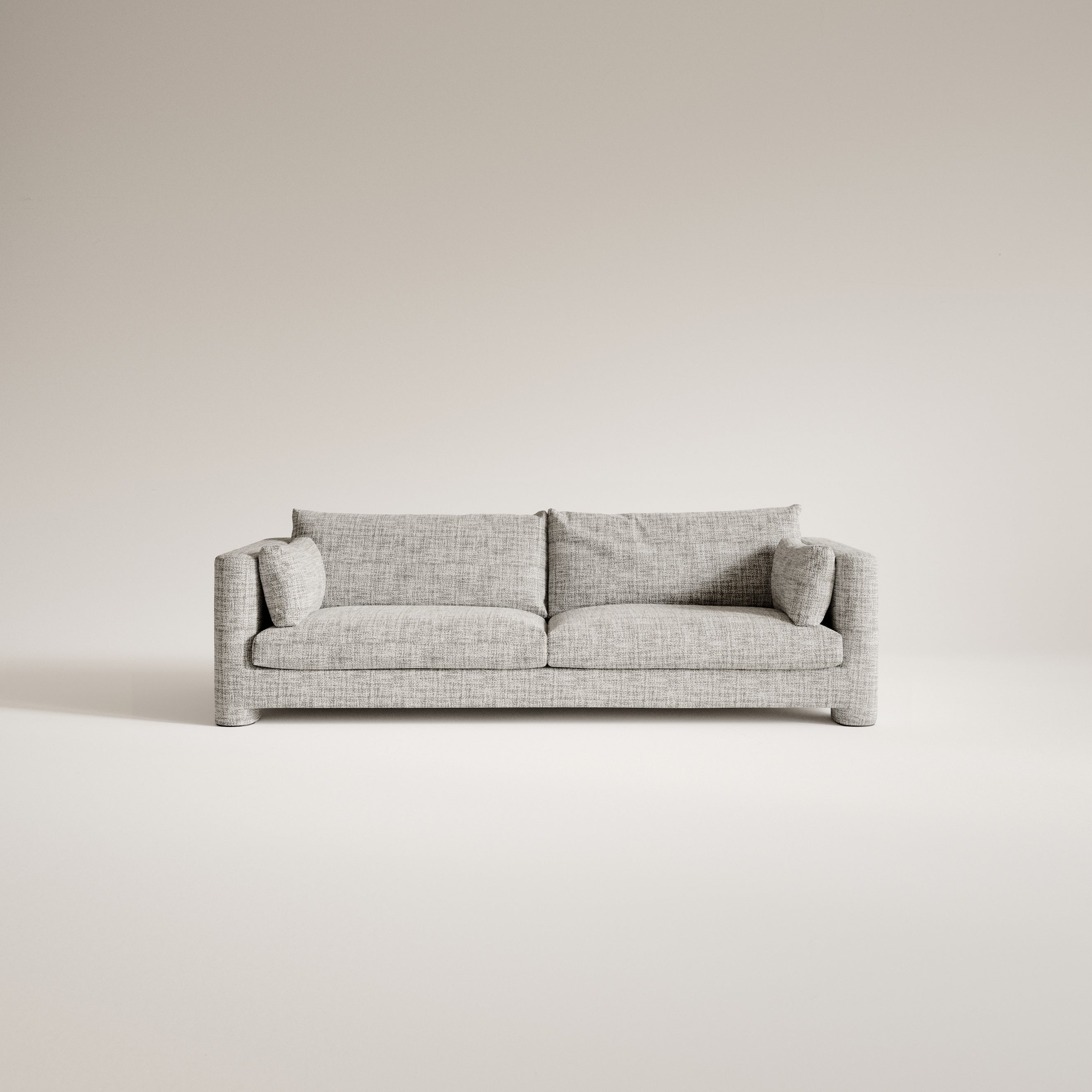 ION upholstered 3-seater sofa