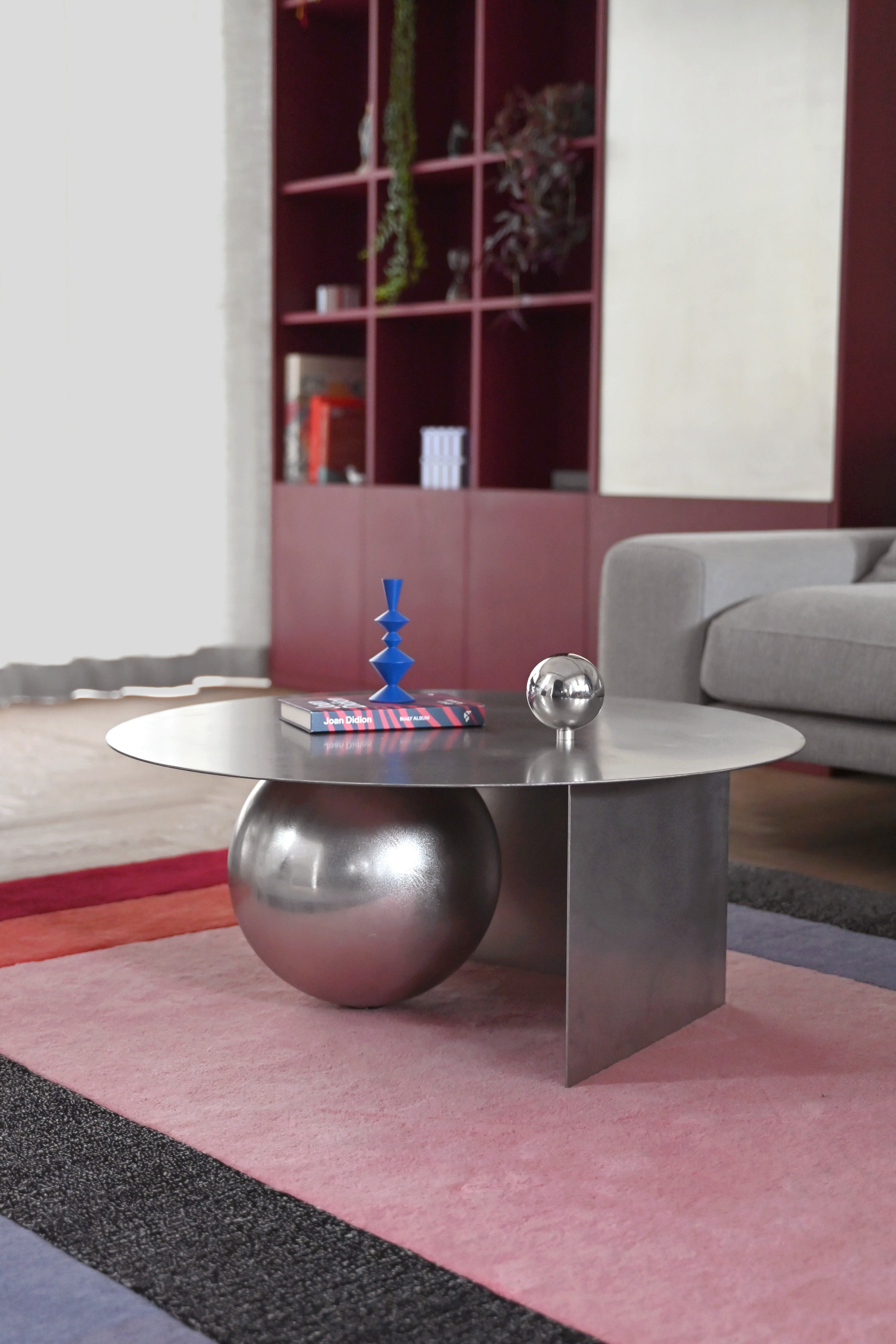 Koffietafel FUKU staal en hout