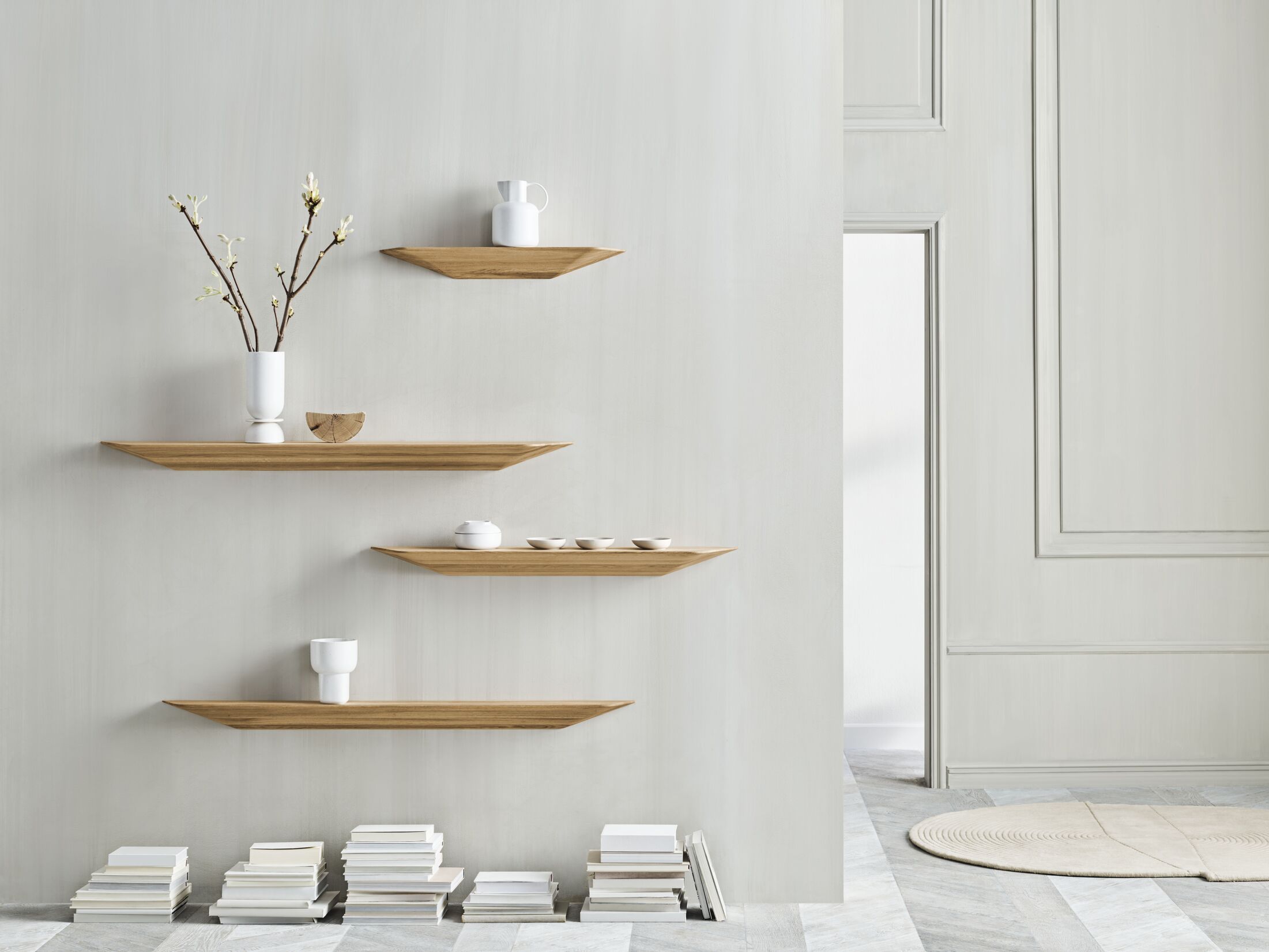 Regalwelle Eiche Holz