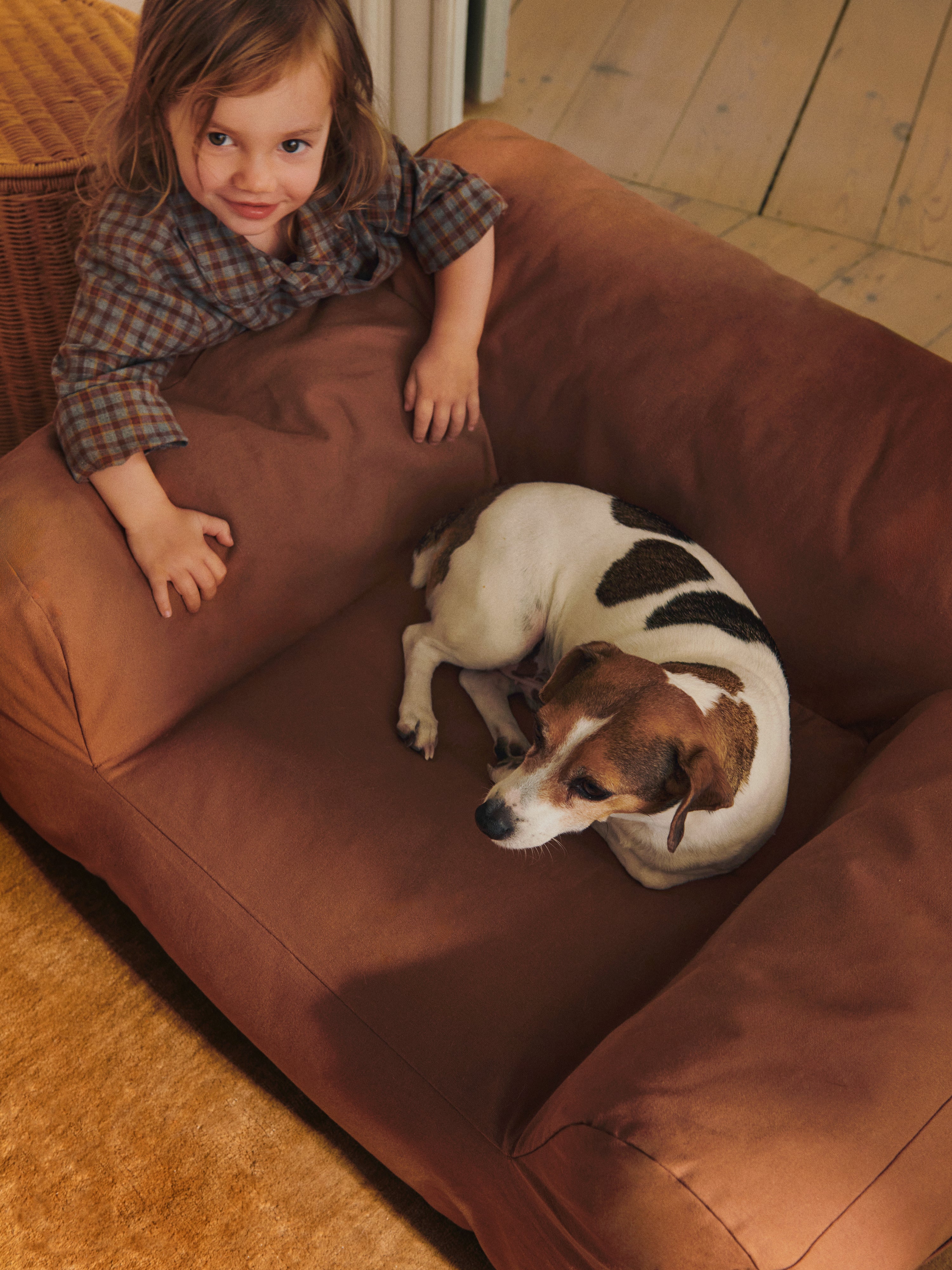 Kinderfauteuil BILLOW BEAN BAG bruin
