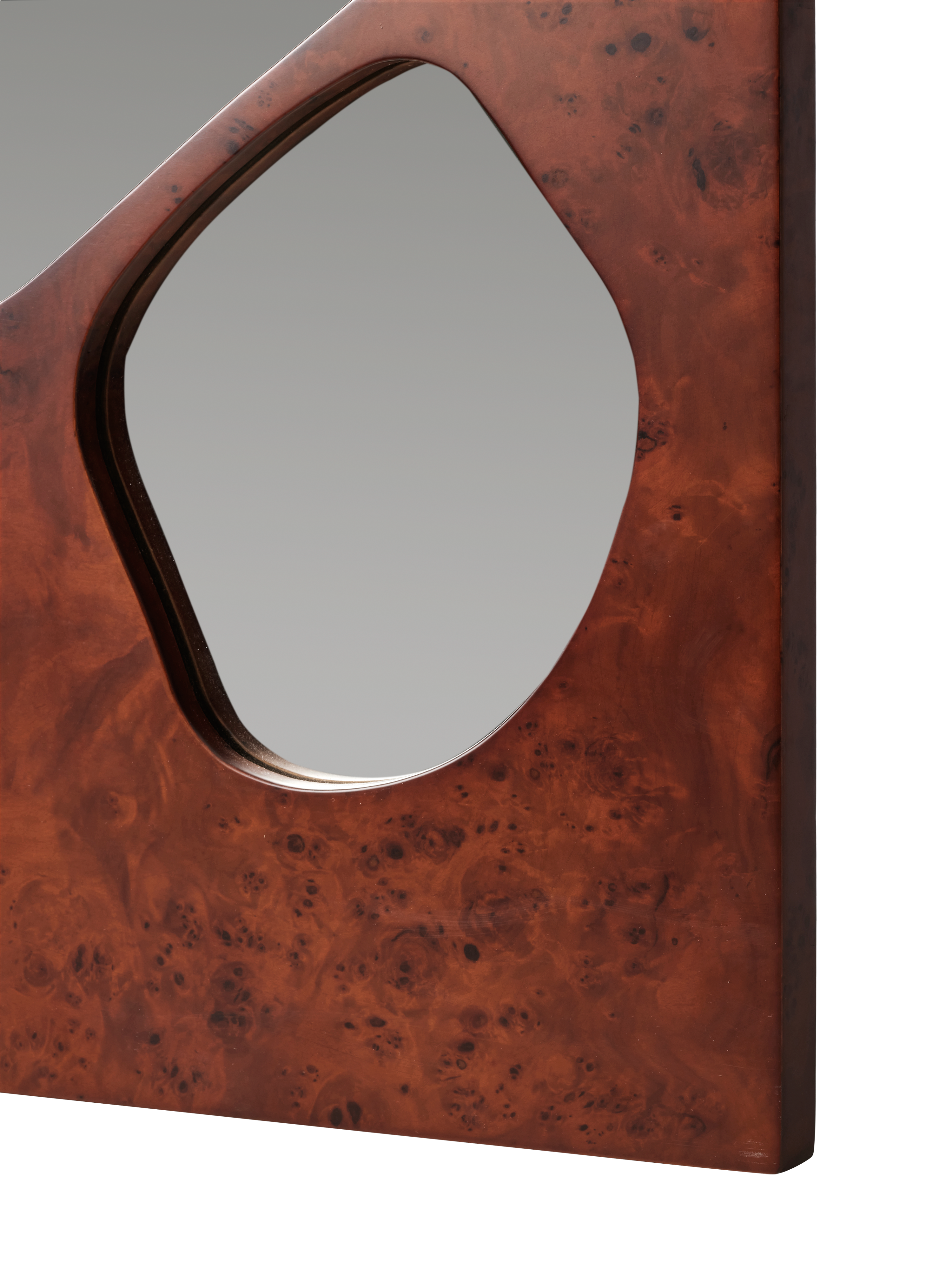 Lustro FOLIA czerwony – styl nowoczesny