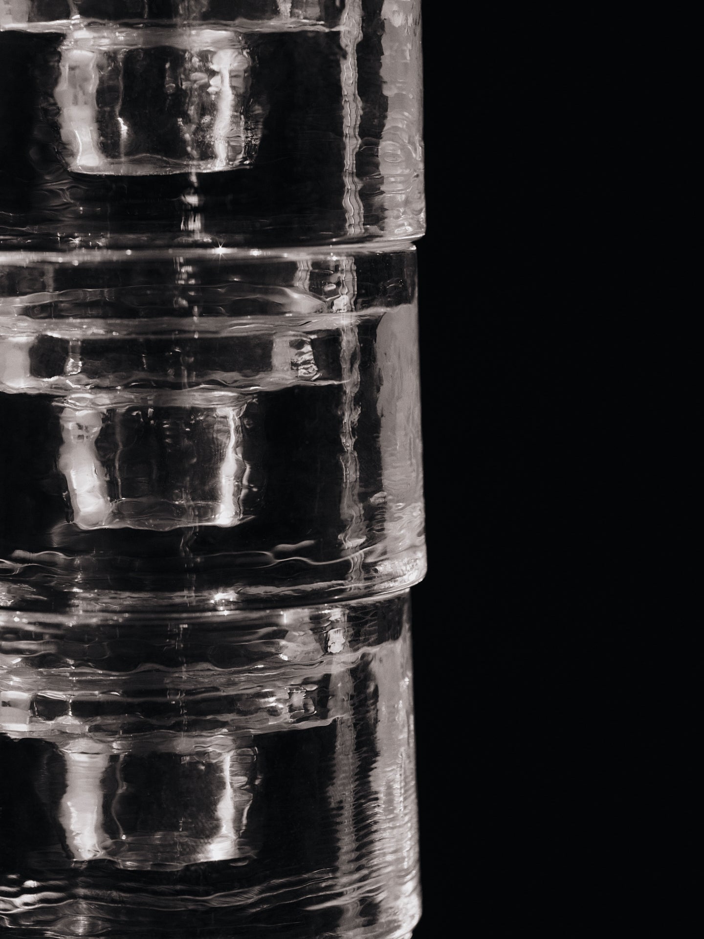 Round Candle Holder GRADIA Glass