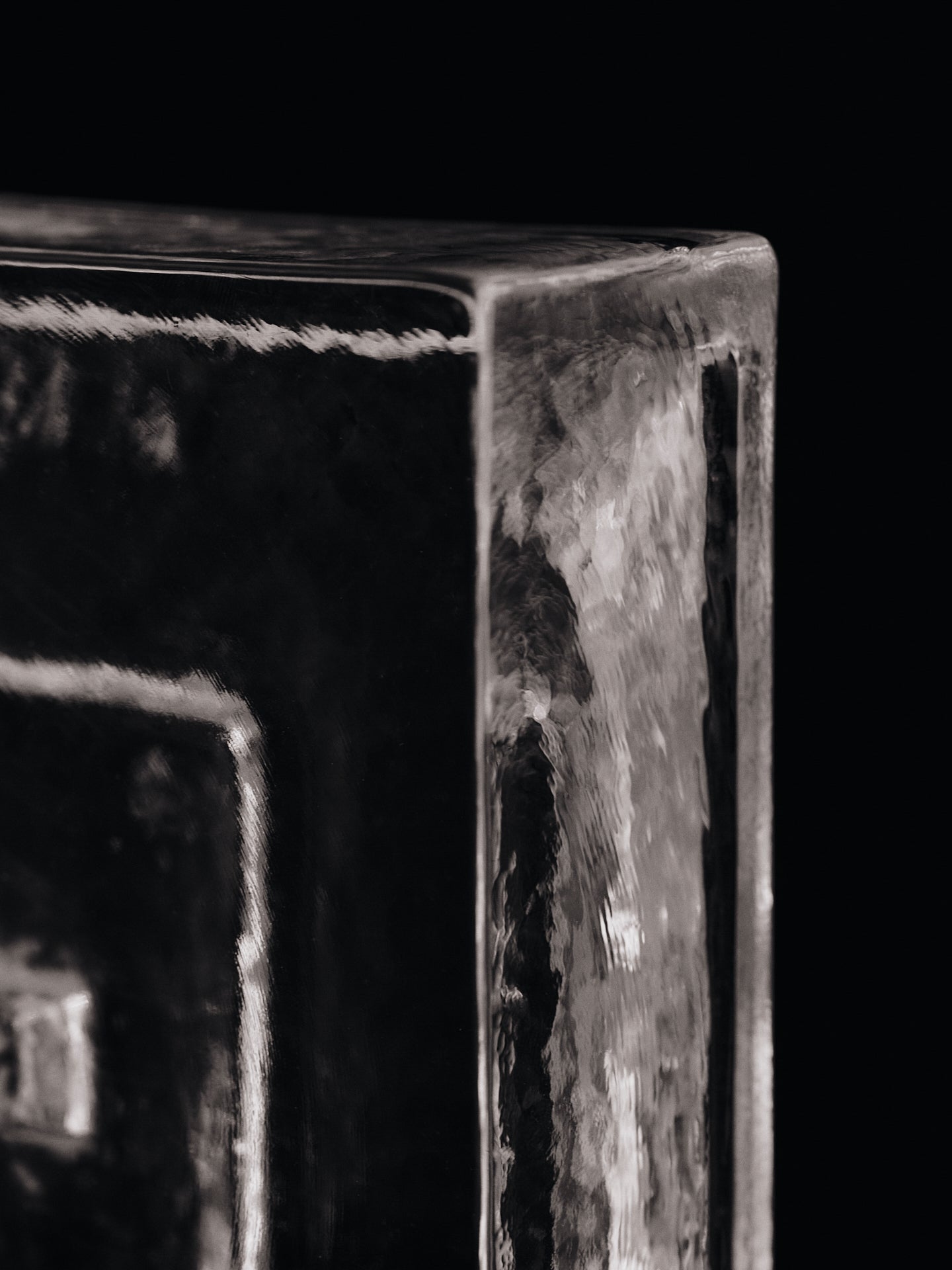 Świecznik kwadratowy GRADIA szkło