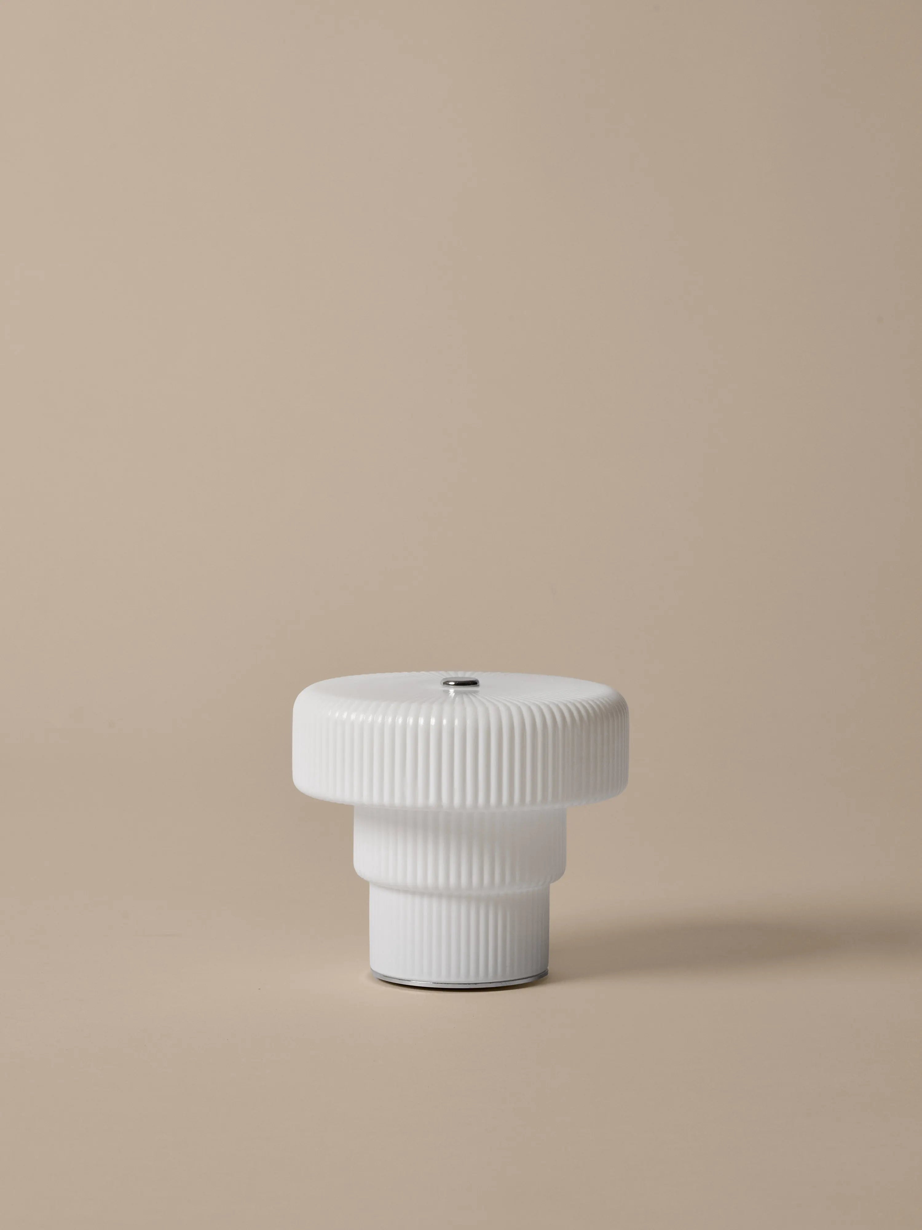 Draagbare lamp RIPPLE wit