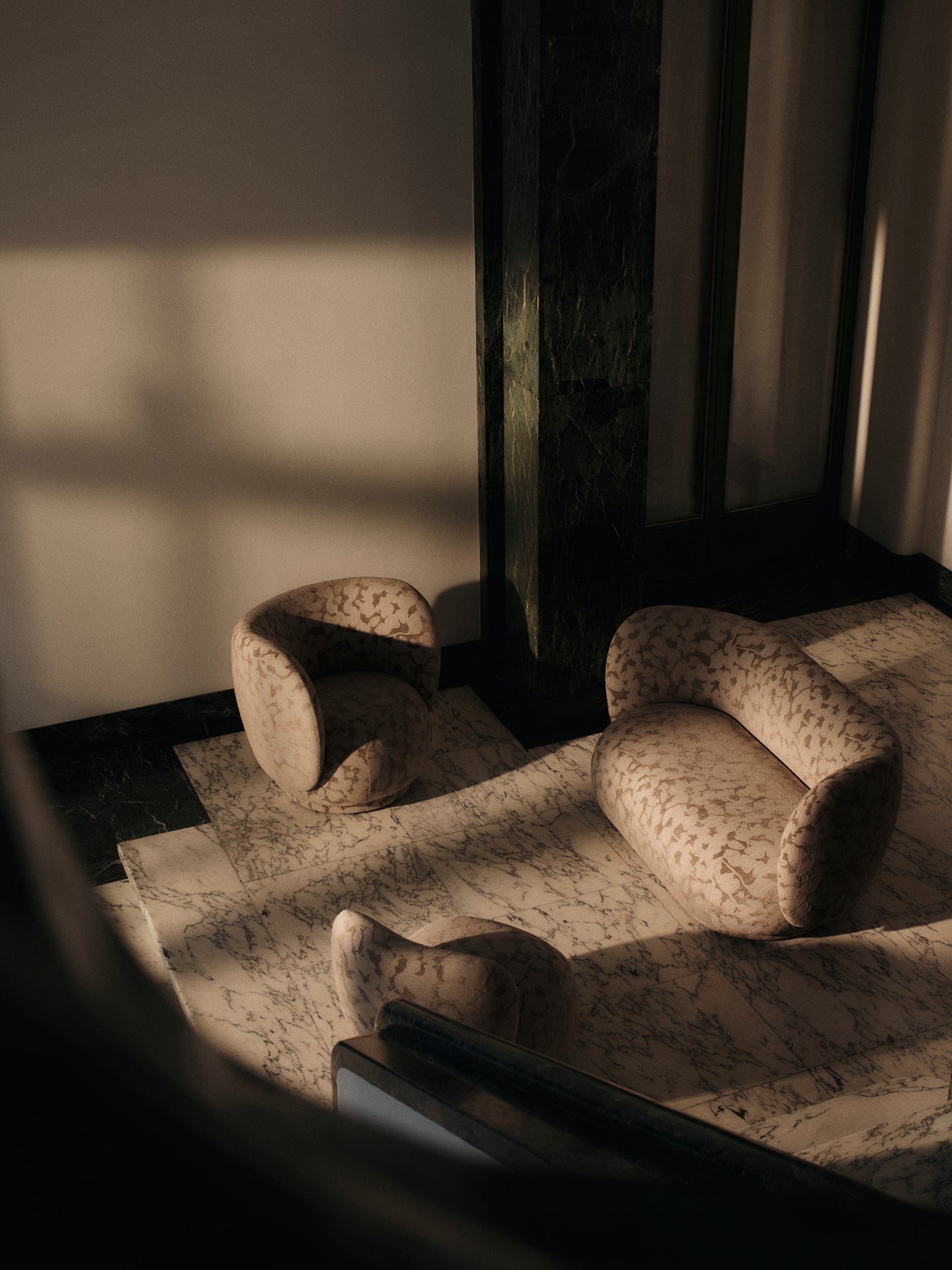 Draaistoel RICO LOUNGE Cilla taupe