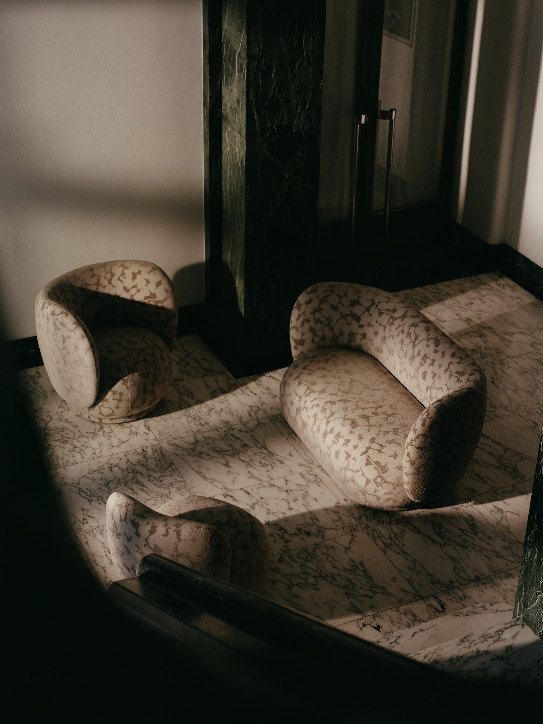 Draaistoel RICO LOUNGE Cilla taupe