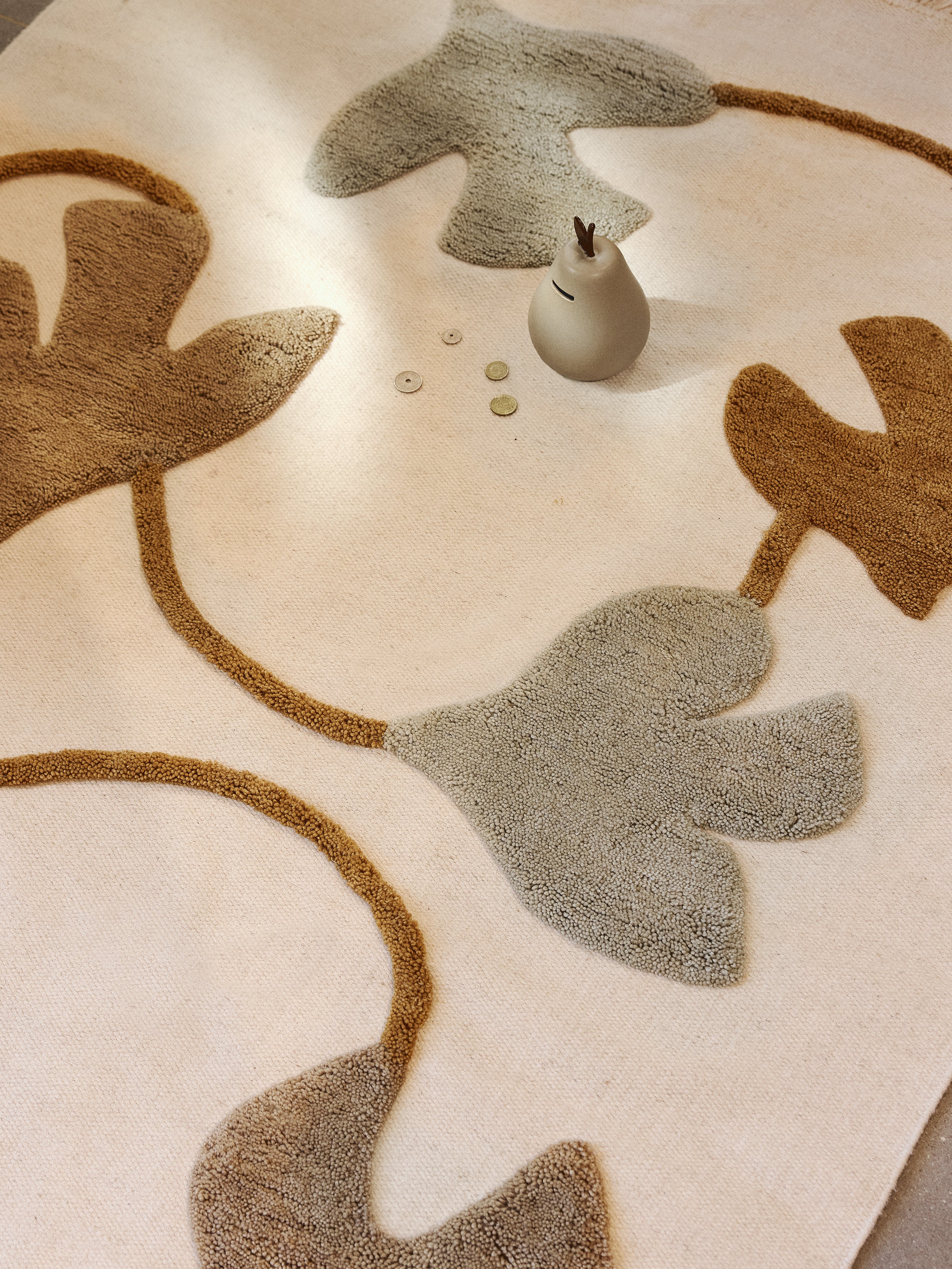 Kindertapijt SWIF BIRD beige