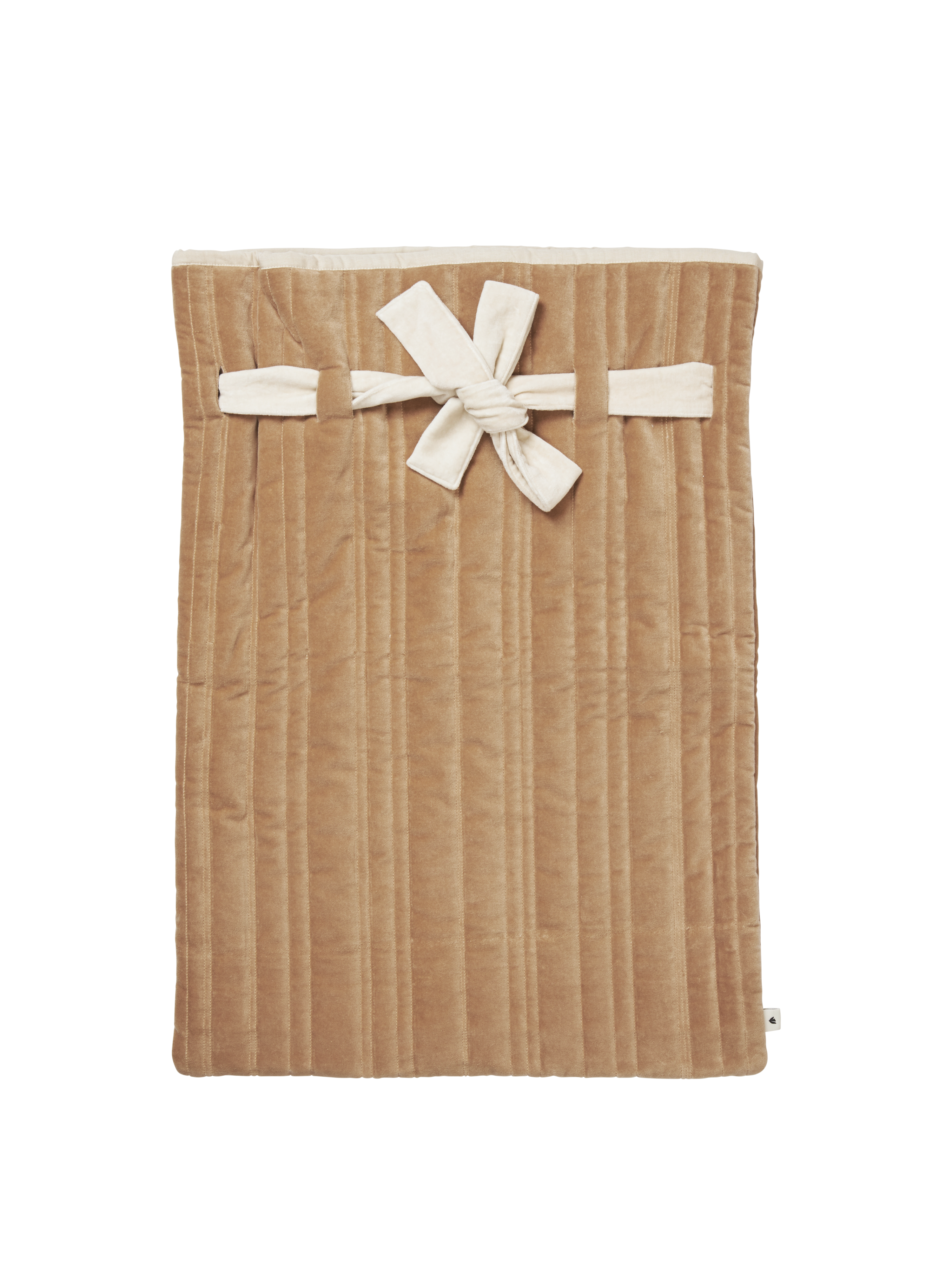 Cadeauzak VARI GEQUILTED ZAK bruin met wit