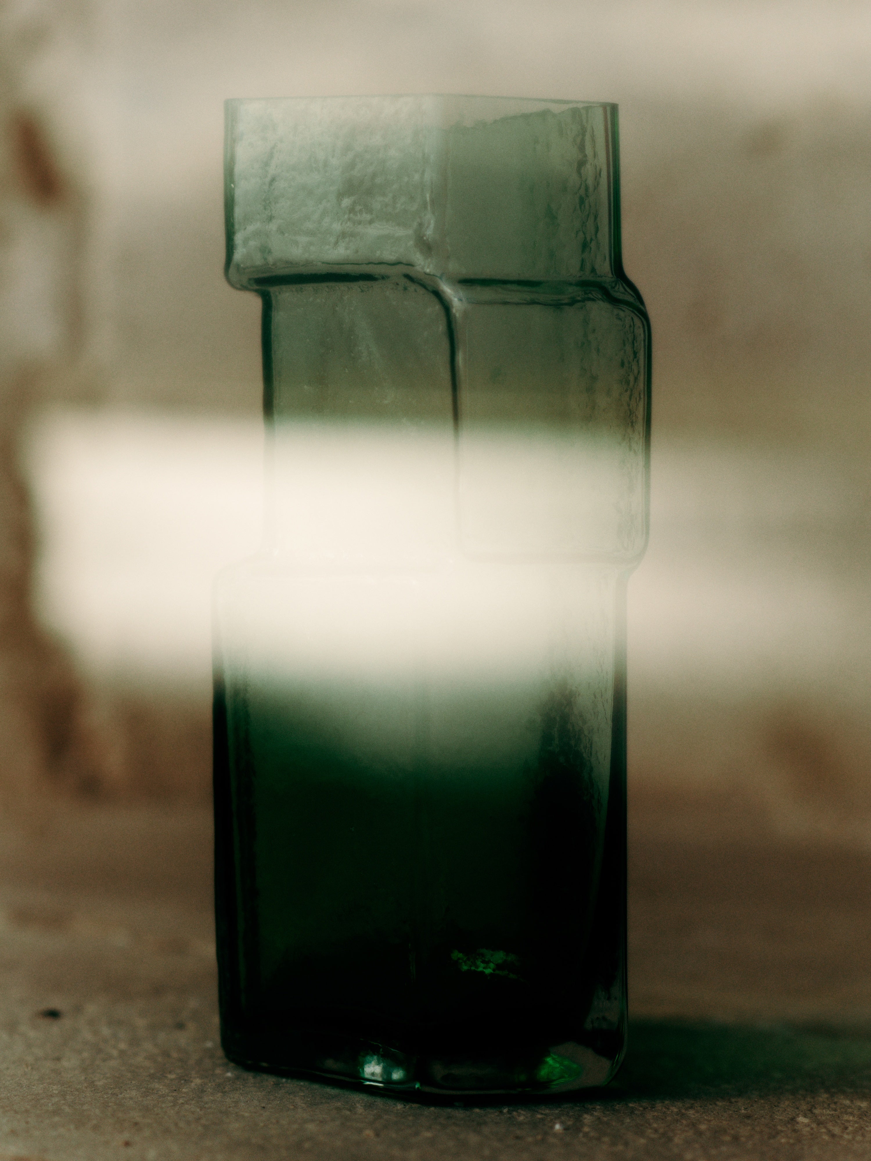 Vase MURO grünes Glas