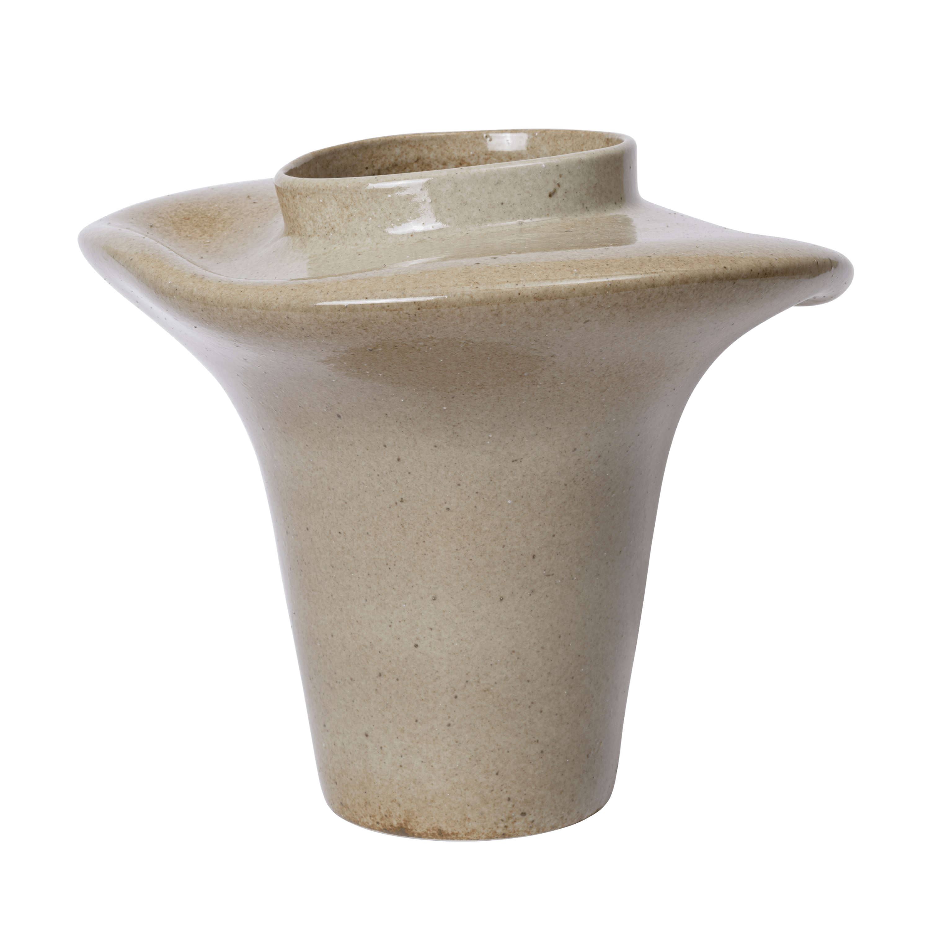 Wazon ceramiczny EVIO zgaszony zielony – ceramika, ferm LIVING