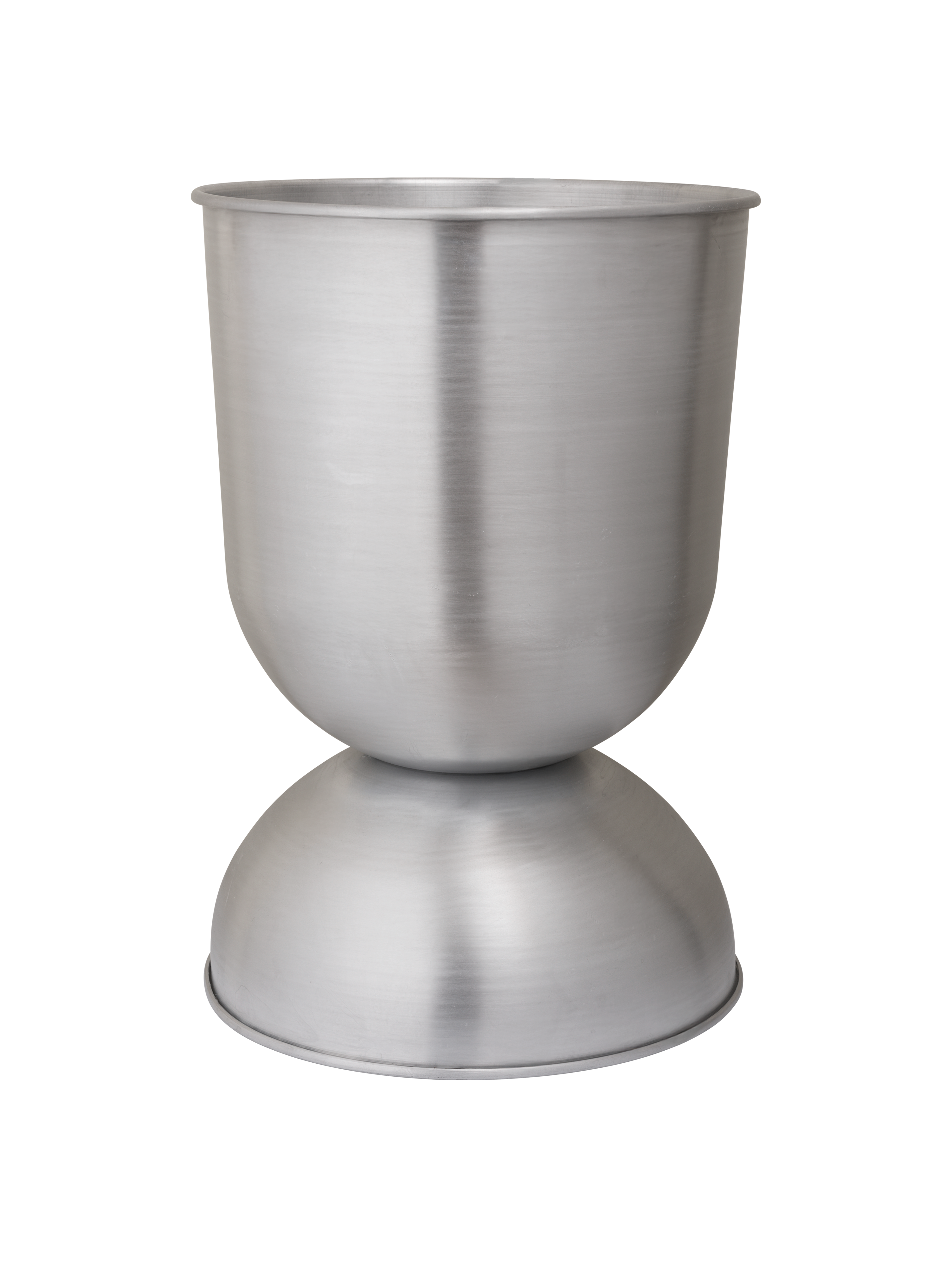 Blumentopf HOURGLASS Aluminium