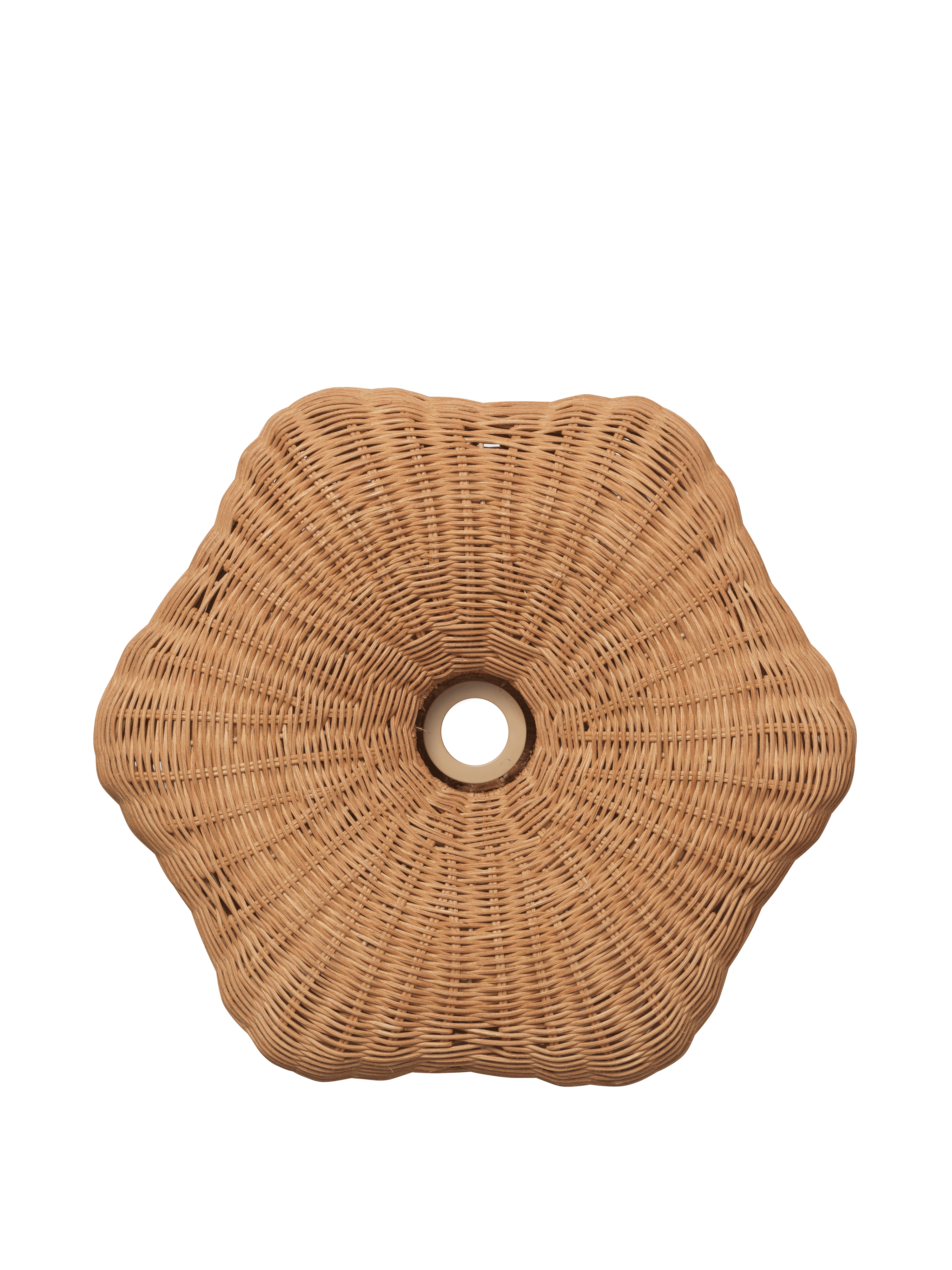 RIVAN gevlochten rieten lampenkap