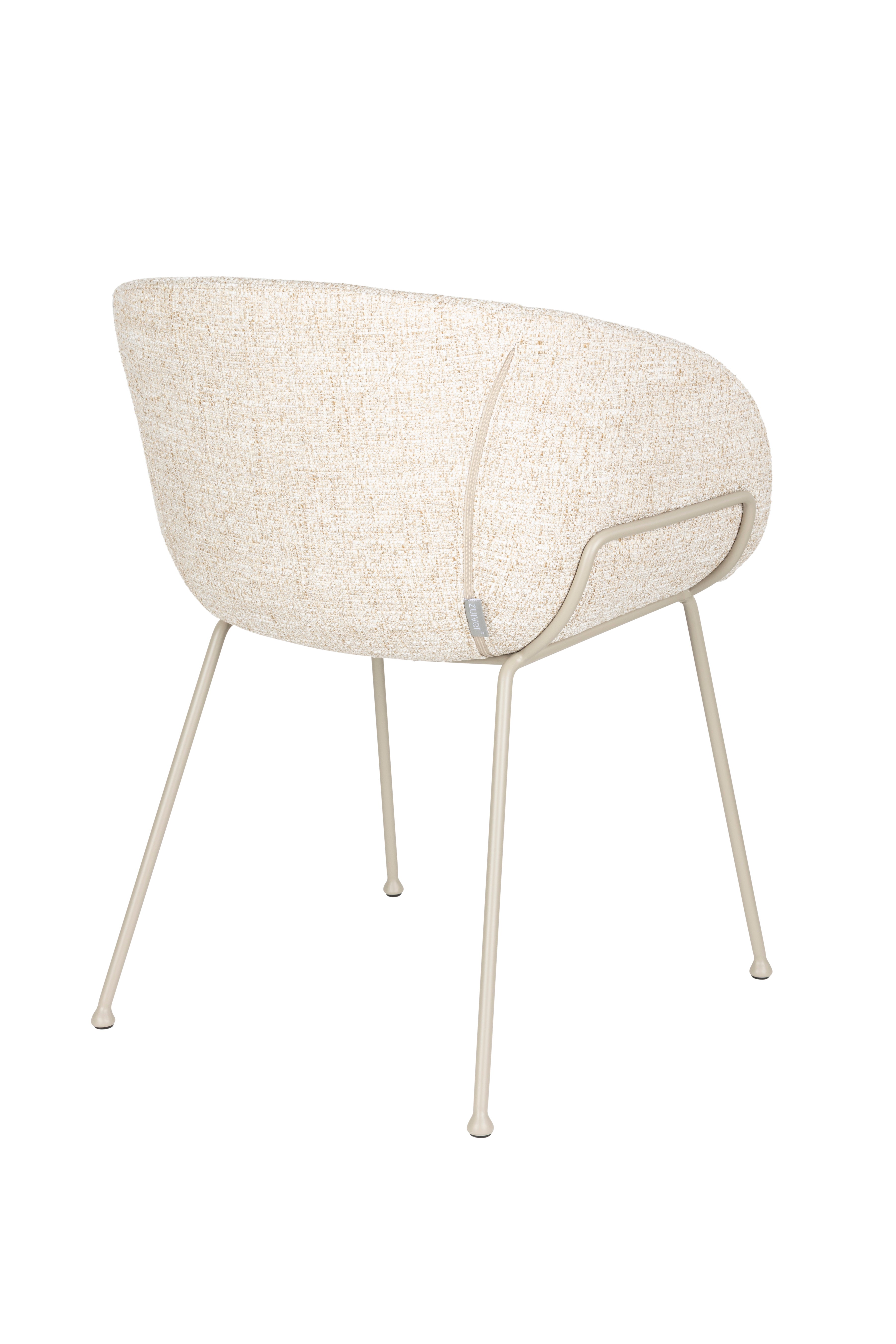 FESTON fauteuil met armleuningen beige