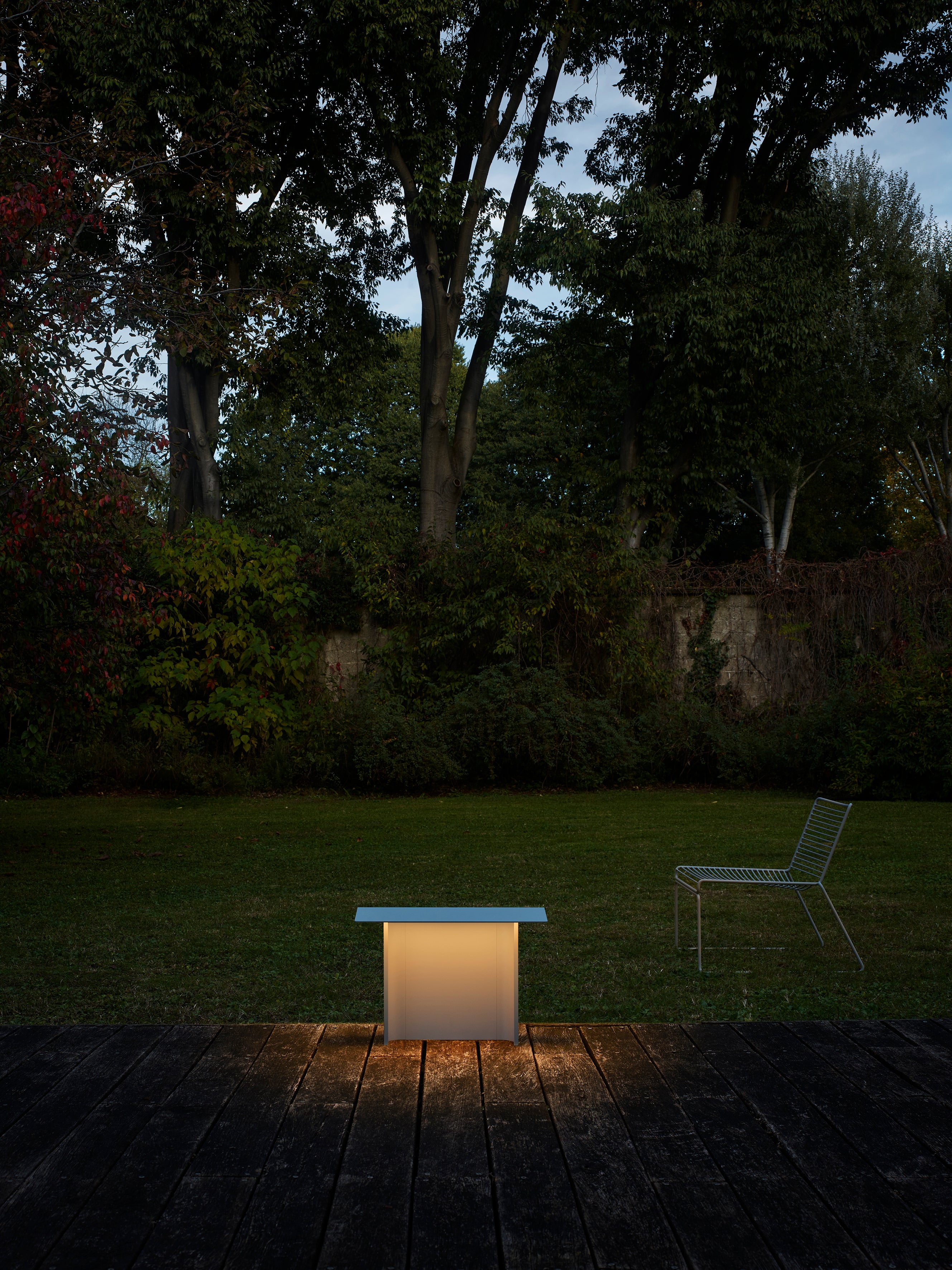 Stehlampe für den Außenbereich FIENILE hellgrau