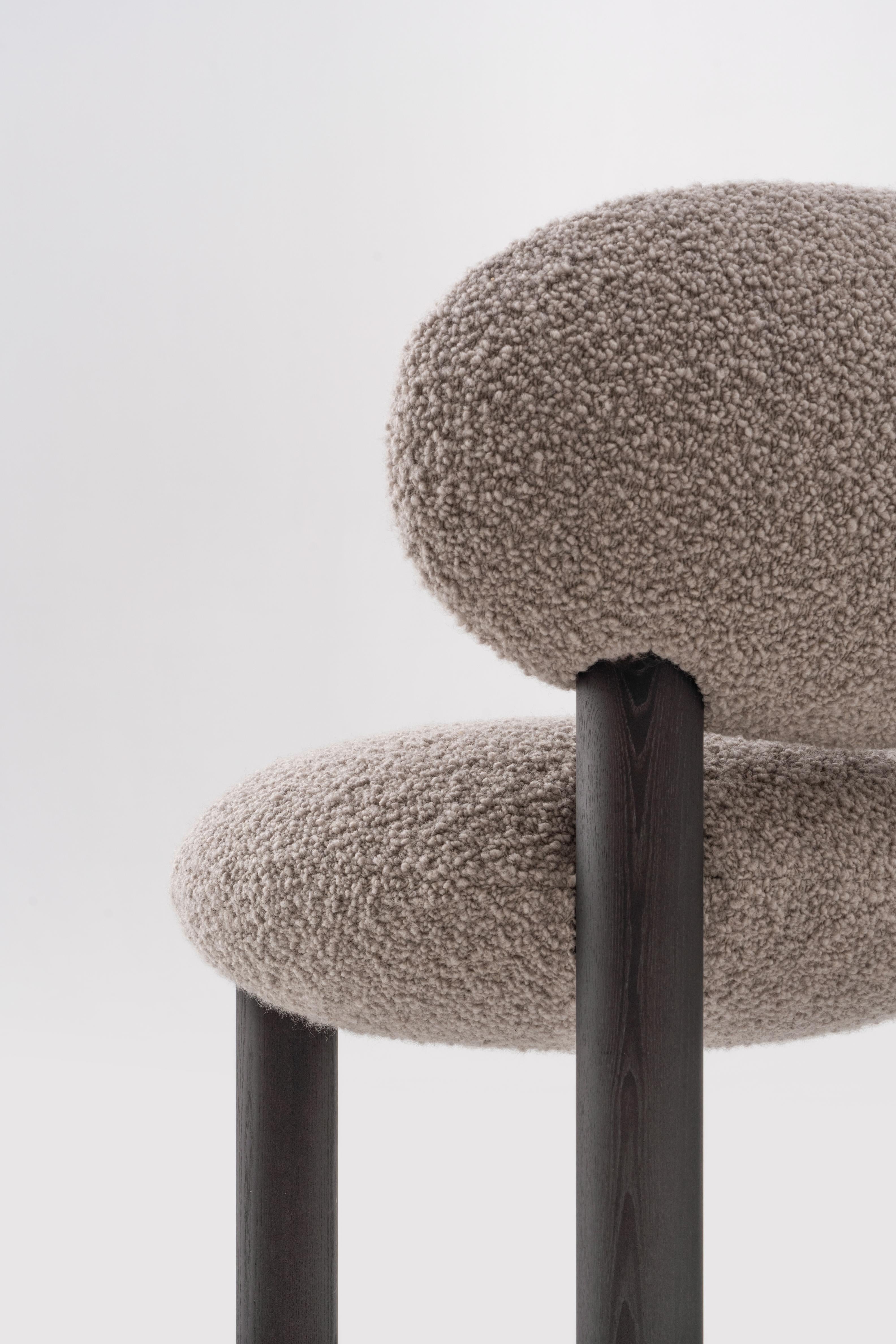 Polsterstuhl FLOCK CS2 mit Holzgestell