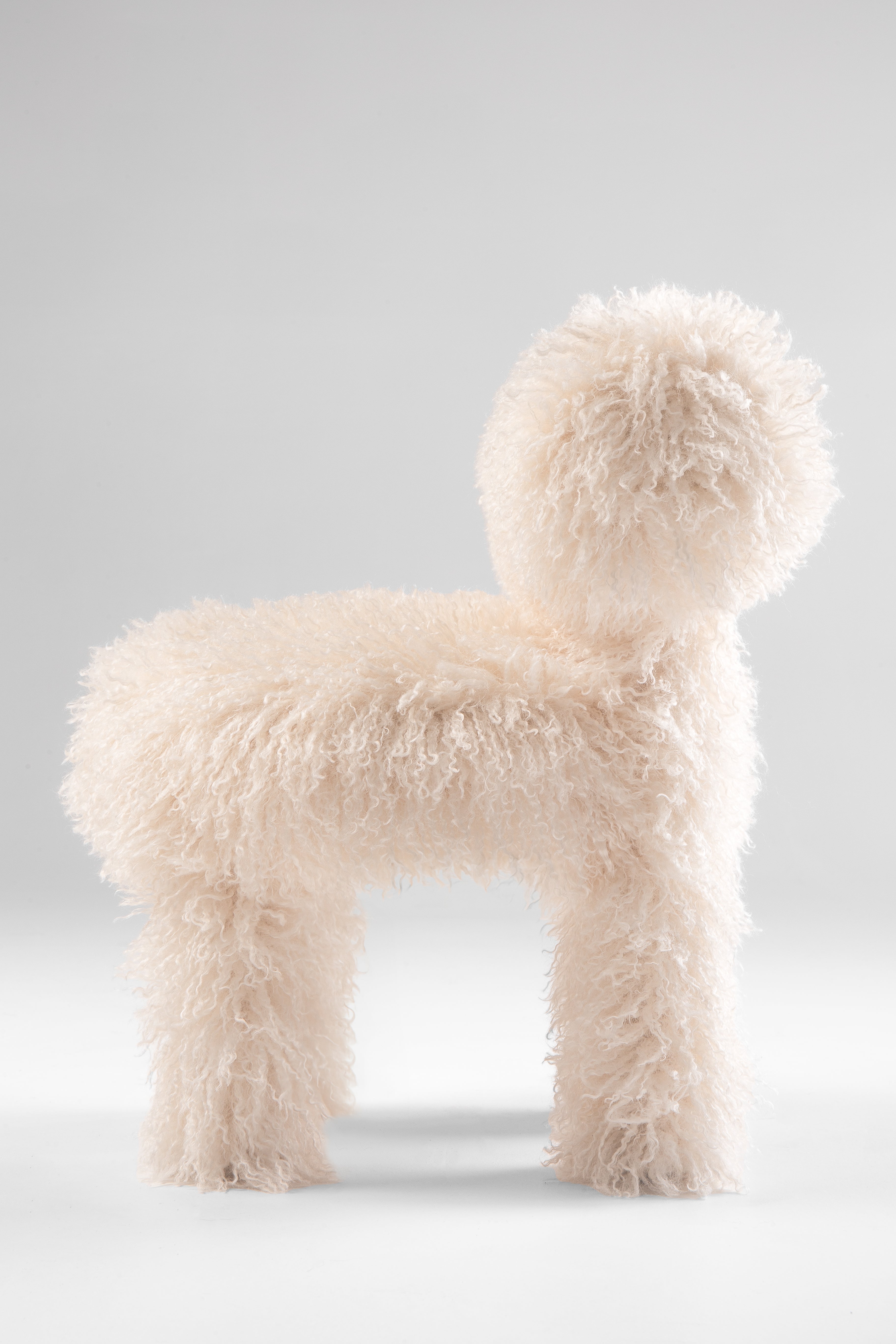 Krzesło dziecięce BABY GROPIUS CS1 - FLUFFY EDITION sztuczne futerko, marka Noom