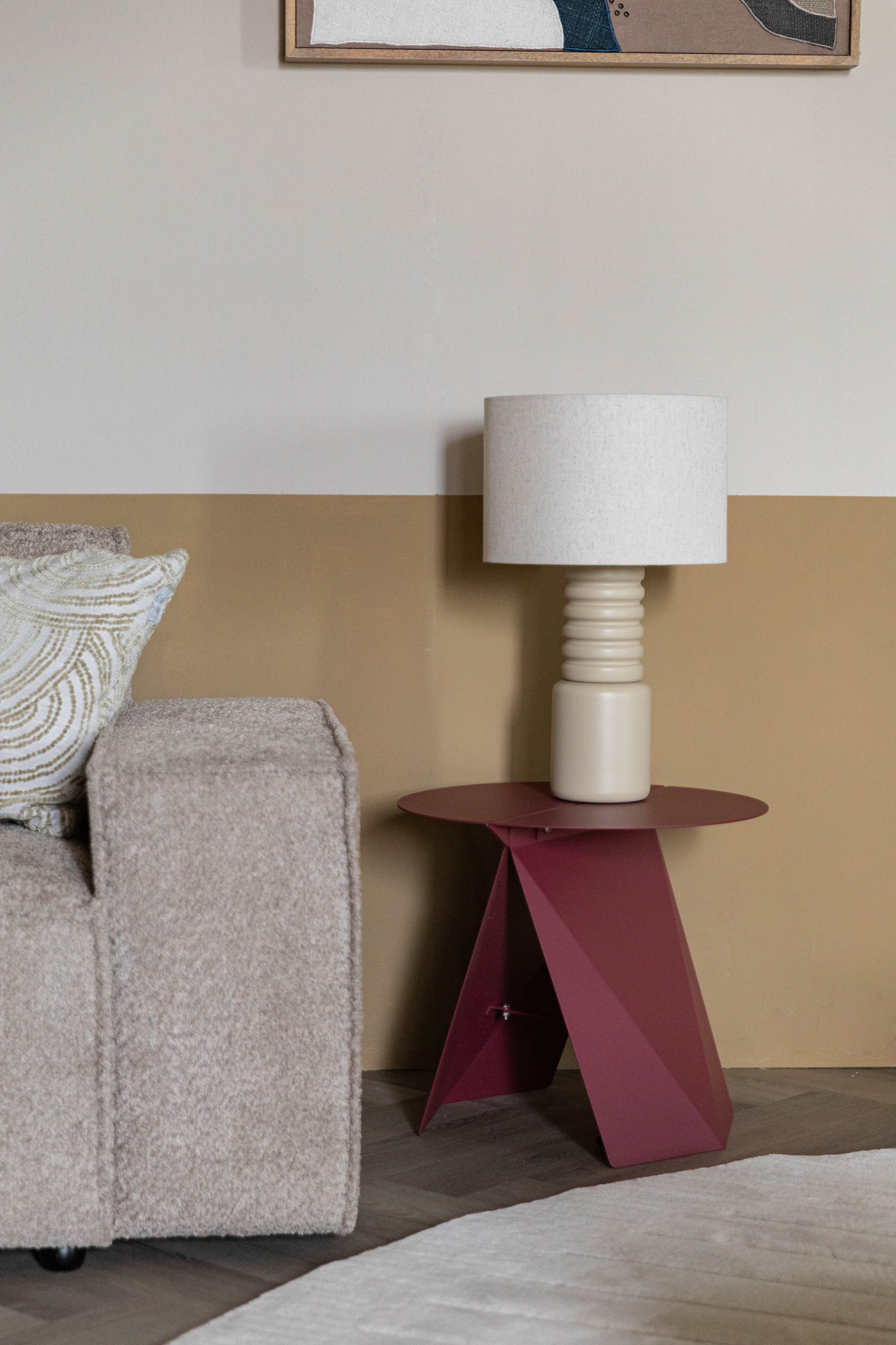 Beistelltisch FOLDY burgunderrot