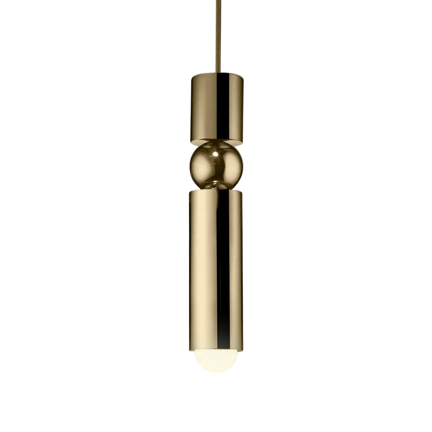 Hanglamp FULCRUM in messing