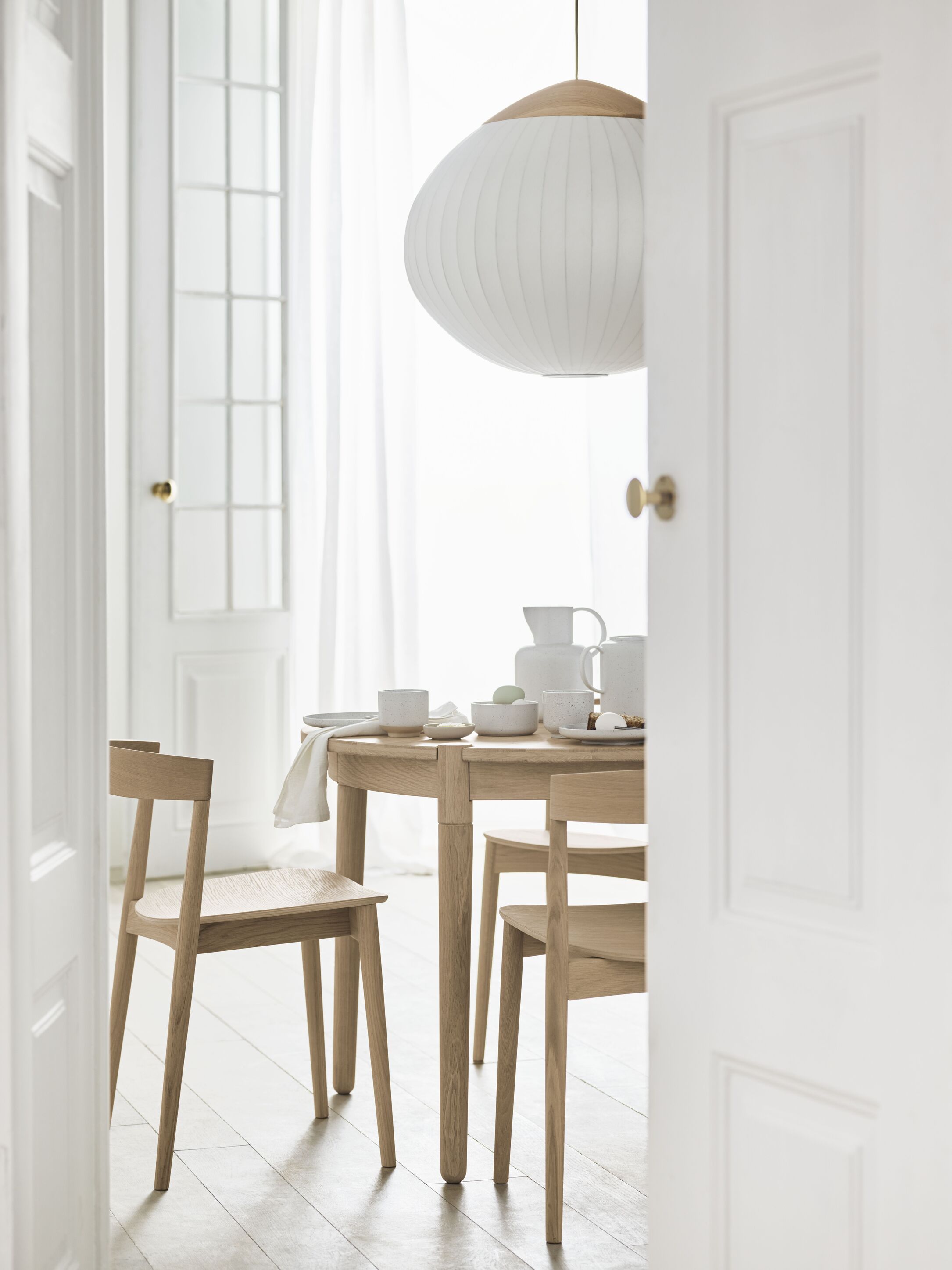 Stoel KITE gebleekt eikenhout